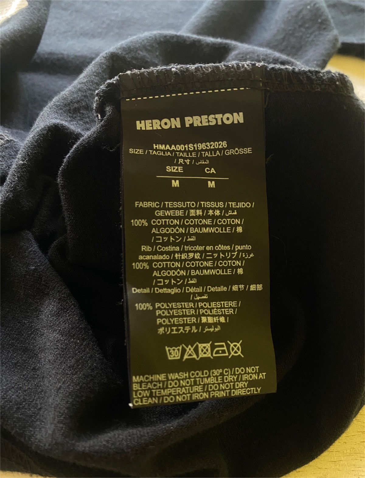 Heron Preston SS19 Heron Preston Metal Worker tee Size US M / EU 48-50 / 2 - 4 Thumbnail