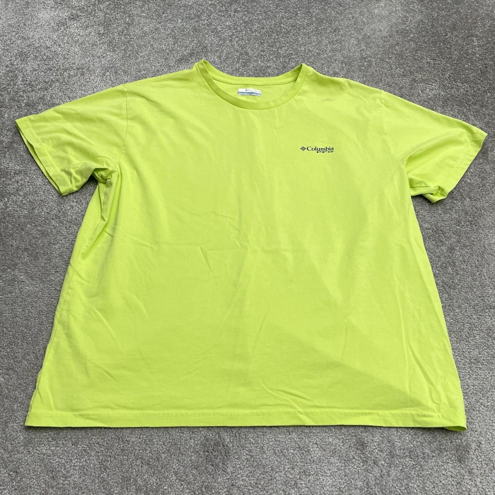 Vintage Columbia PFG T-Shirt Mens XXL Yellow Crew Neck Short Sleeve Casual Tee Shirt (Regular Fit) Size US XXL / EU 58 / 5 - 2 Thumbnail