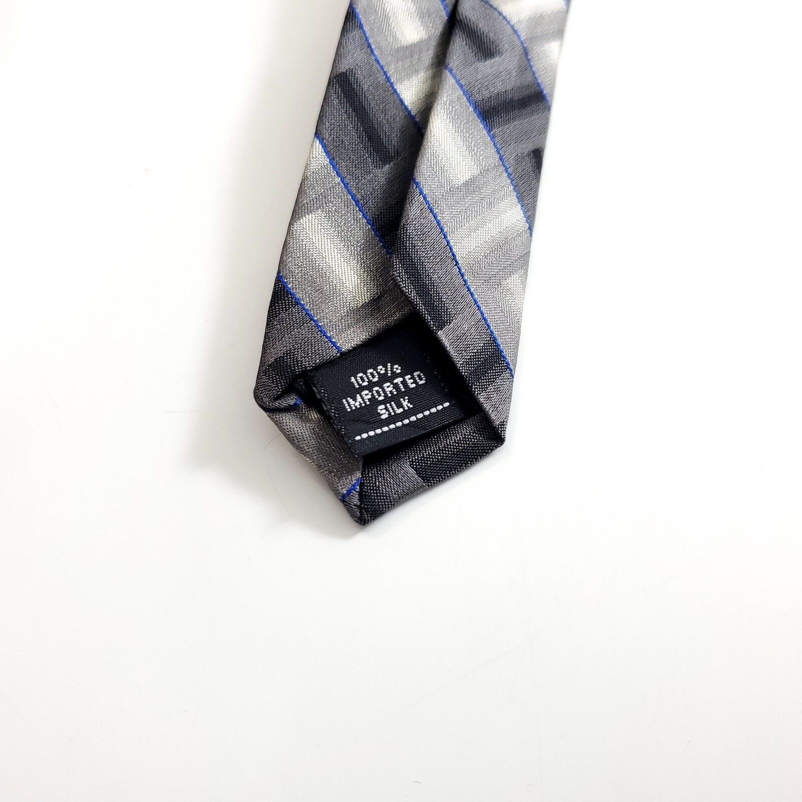 Joseph & Feiss Joseph & Feiss International Gray Beige Blue Abstract Wide S Size ONE SIZE - 4 Thumbnail