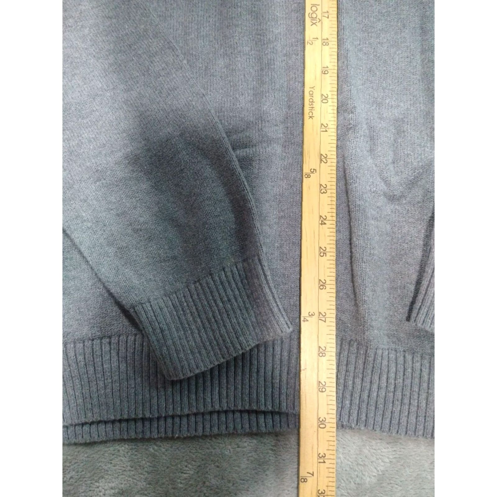 Eddie Bauer Eddie Bauer Sweater Mens 2XLT Gray Henley Pullover Long Sleeve Cotton Casual Size US XXL / EU 58 / 5 - 3 Thumbnail