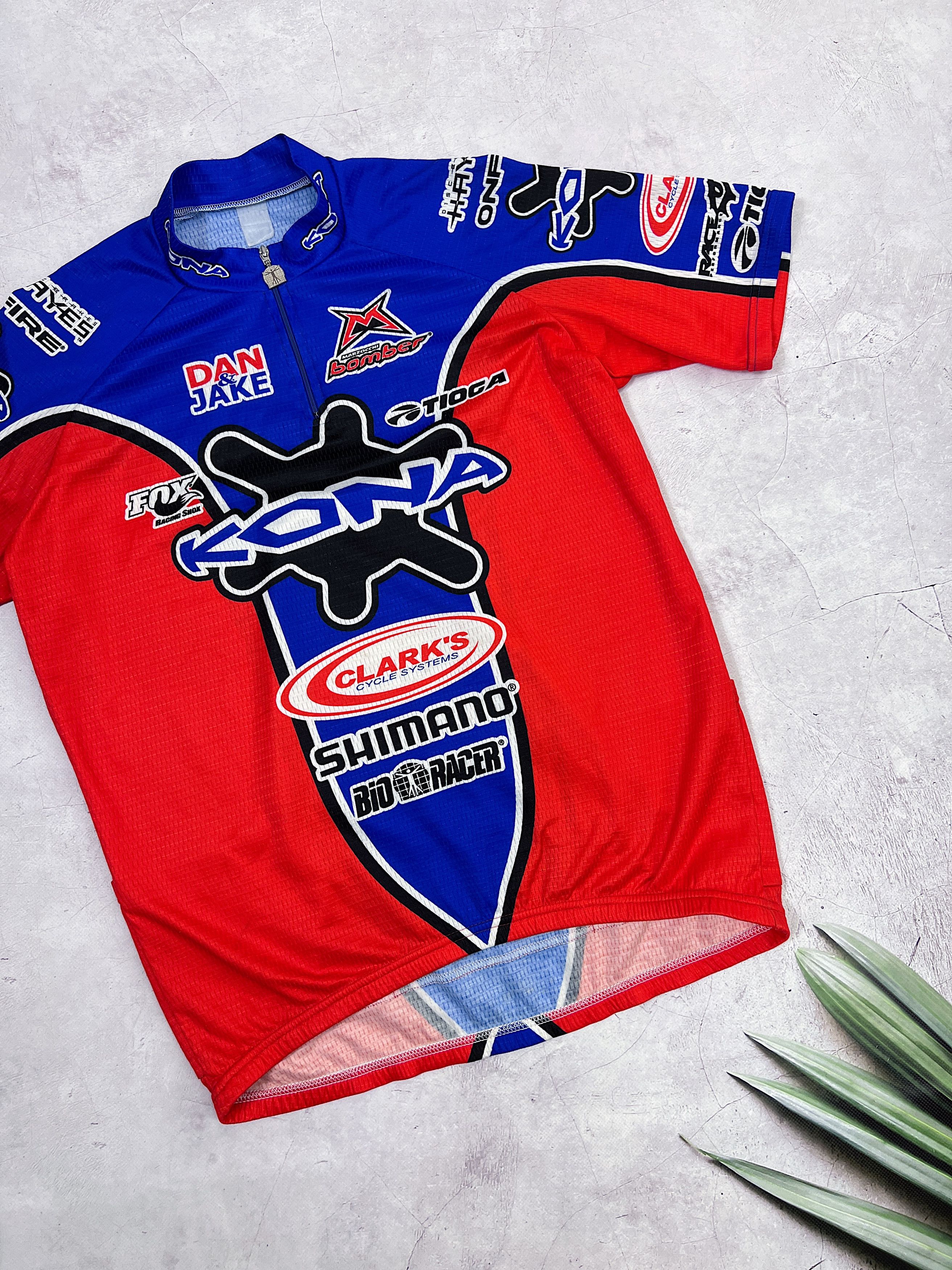 Sports Specialties × Vintage Vintage Kona Bio Racer Cycling Jersey Shimano Size US L / EU 52-54 / 3 - 3 Thumbnail