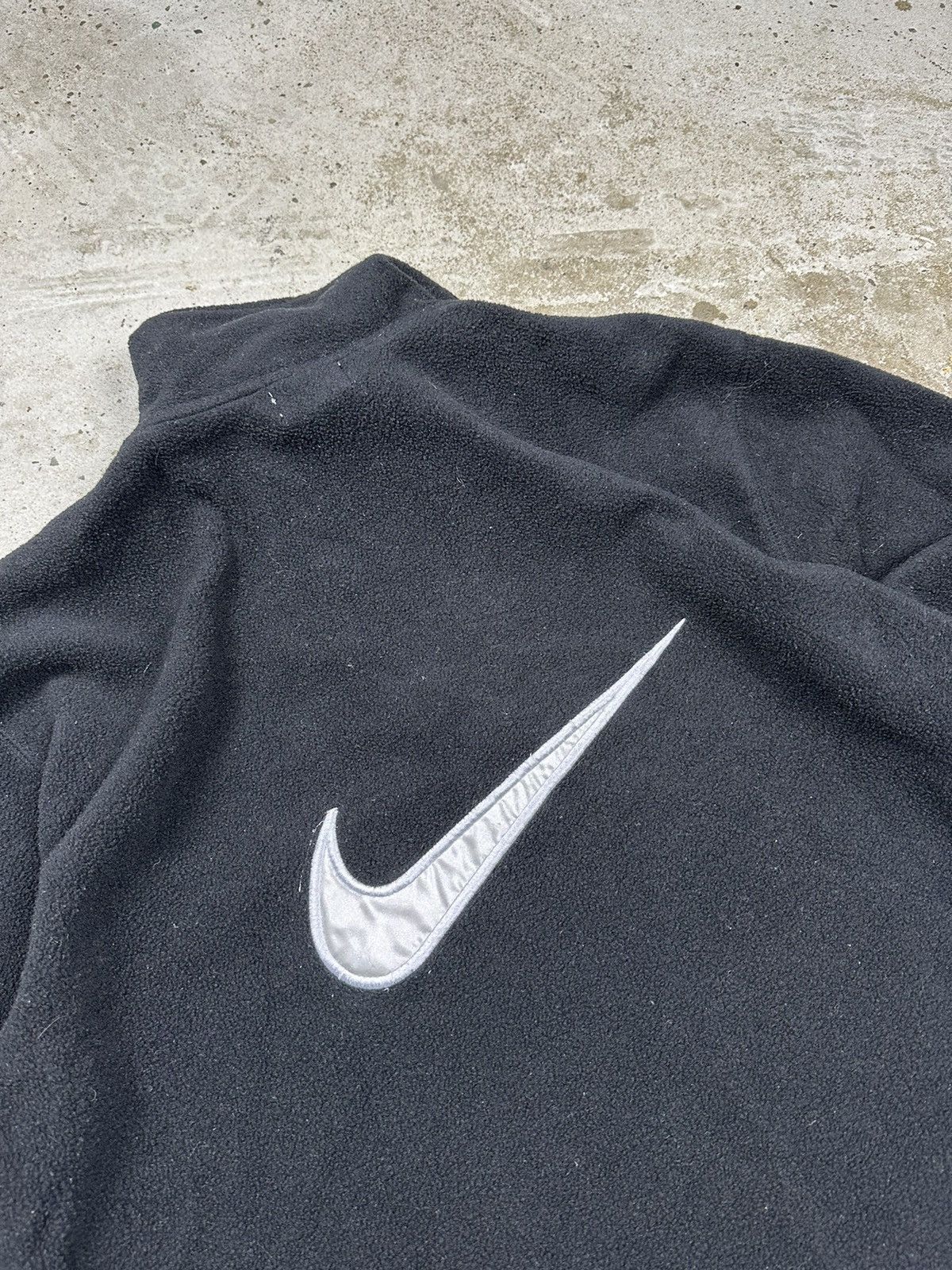 Nike ‼️ Vintage 90s Nike Fleece Big Swoosh 1/4 Zip Sweatshirt Boot Size US L / EU 52-54 / 3 - 6 Thumbnail