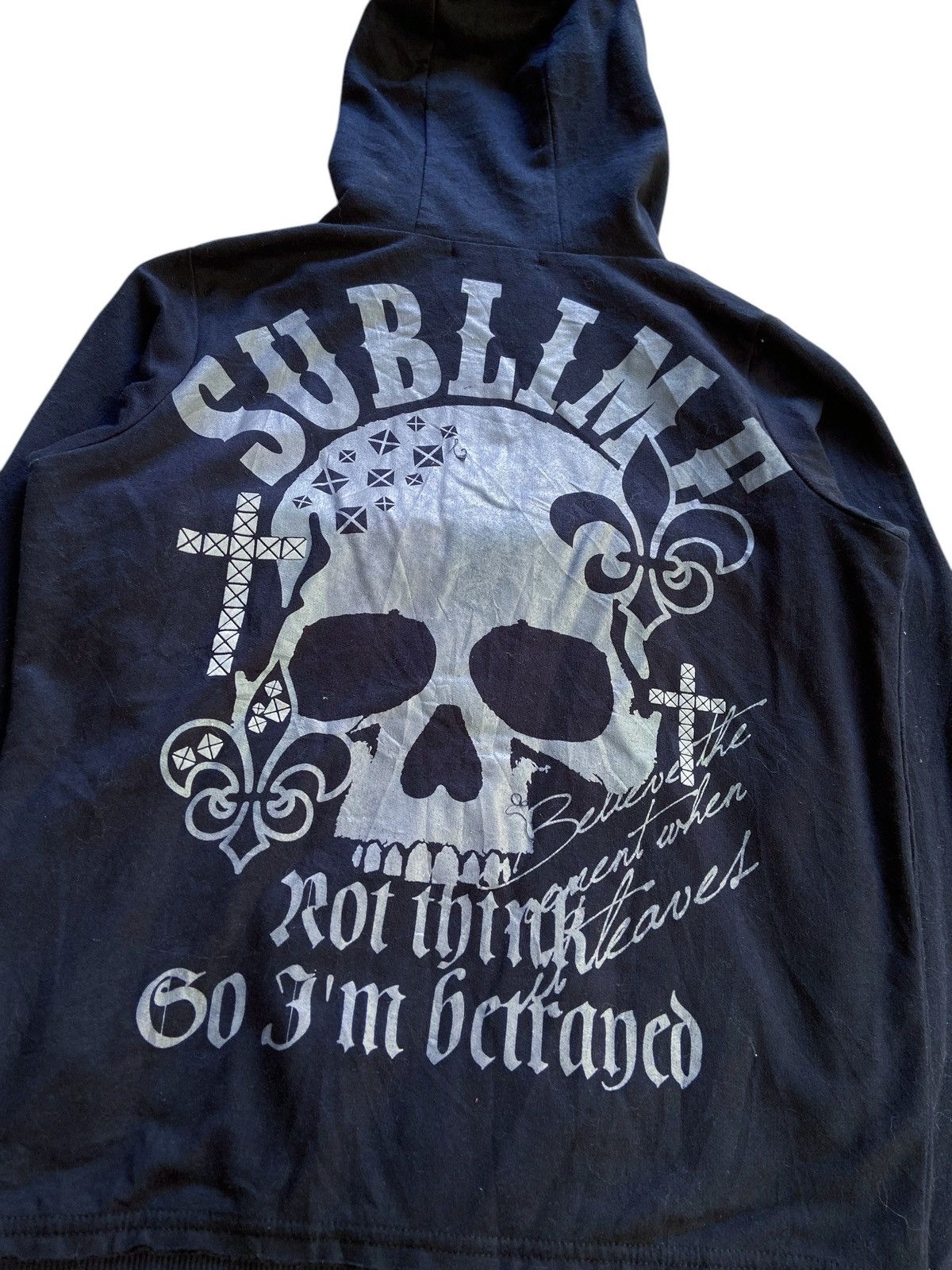 Japanese Brand GHOST OF HARLEM SUBLIME PUNK ZIP HOODIE Size US S / EU 44-46 / 1 - 2 Thumbnail