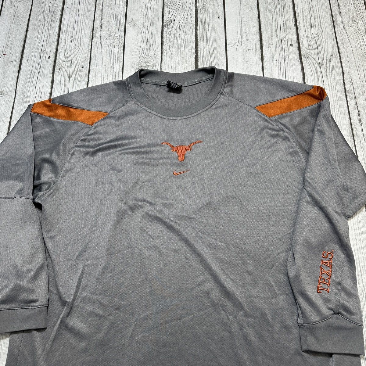 NCAA × Nike × Vintage Vintage Texas Longhorns long sleeve shirt Size US XXL / EU 58 / 5 - 3 Thumbnail