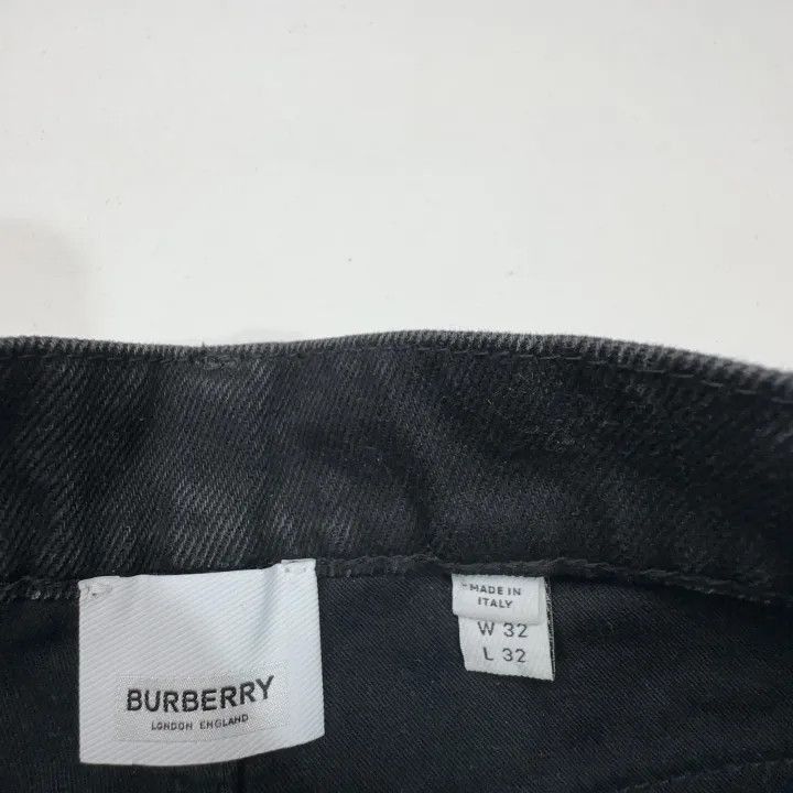 Burberry Burberry Burberry SS23 Black Casual Straight Leg Jeans-250 Size US 32 / EU 48 - 2 Thumbnail