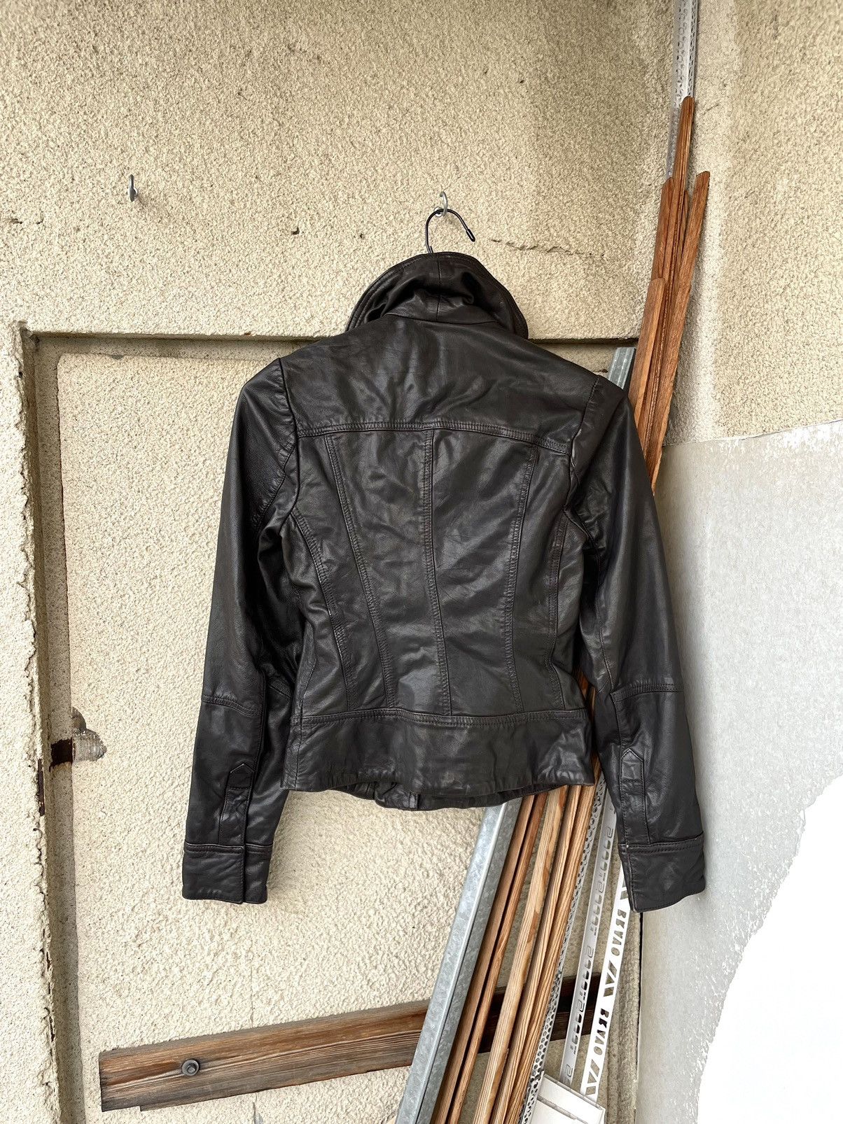 Allsaints Allsaints Belvedere Avant Garde Biker Leather Jacket US 2 Size XS / US 0-2 / IT 36-38 - 17 Thumbnail
