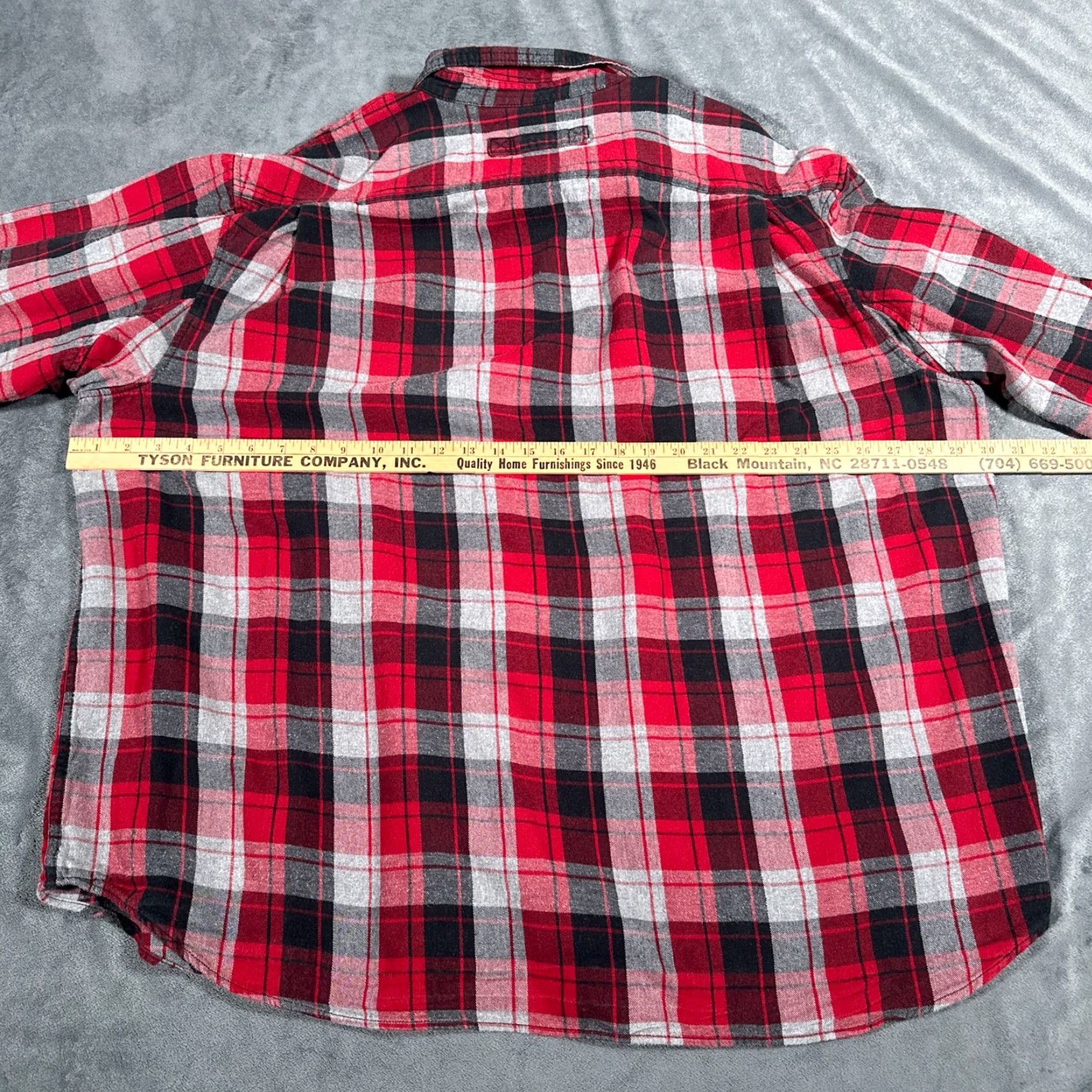 Vintage VINTAGE Duluth Men's Flannel Shirt Long Sleeve Button-Up Casual Outdoor Fall Spring Summer 3XL Red Size US XXL / EU 58 / 5 - 5 Thumbnail