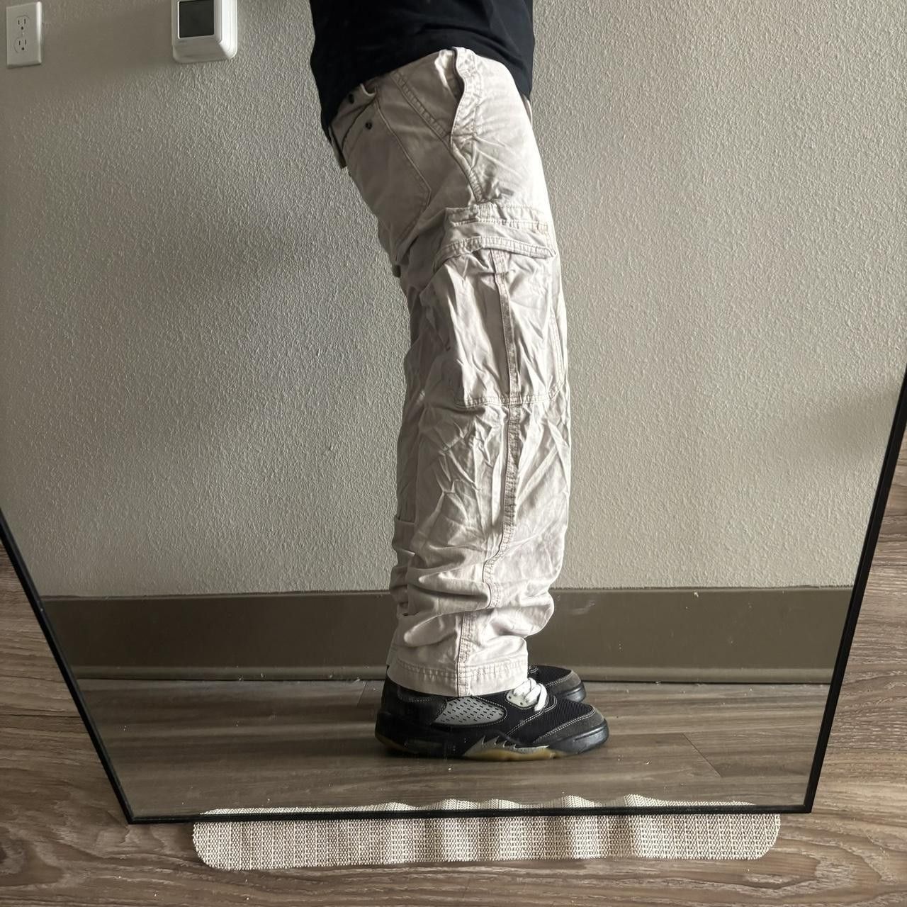 Vintage Crazy Vintage Y2K/2000s Cream Cargo Essential Casual Pants! 30x30 Size US 30 / EU 46 - 2 Thumbnail