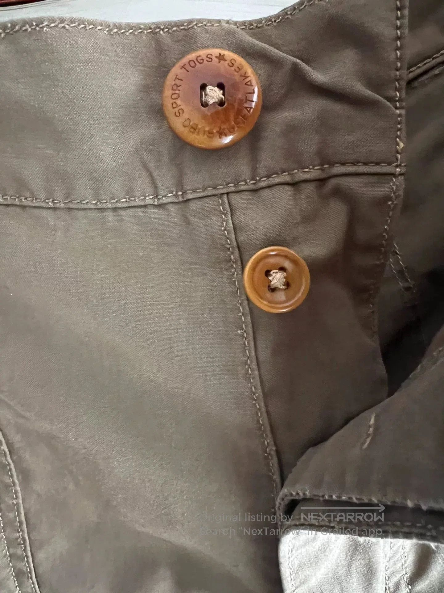Freewheelers FREEWHEELERS Retro Cargo Shorts. Size US 34 / EU 50 - 5 Thumbnail