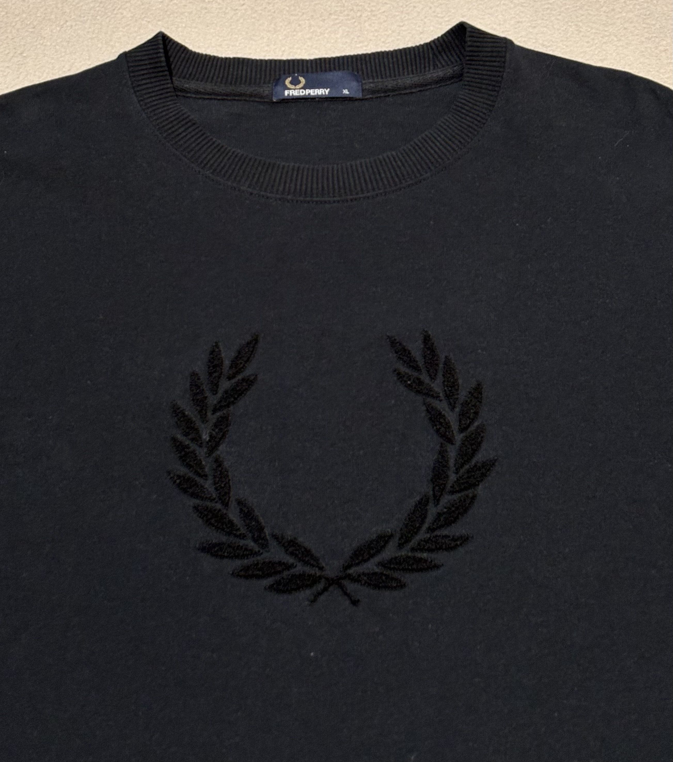 Fred Perry Fred Perry black sweatshirt size XL Size US XL / EU 56 / 4 - 8 Thumbnail