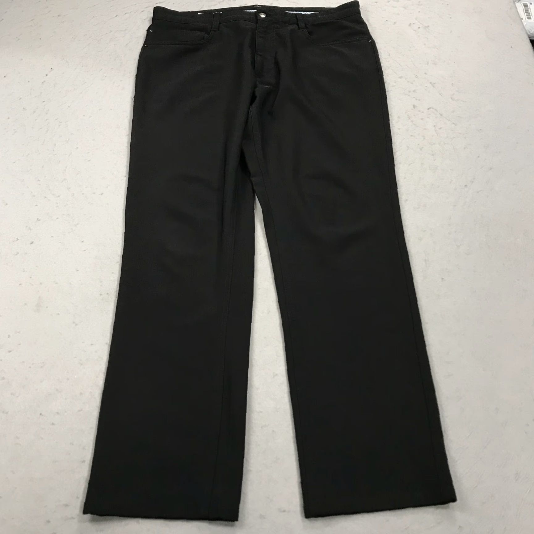 Footjoy FootJoy Golf Pants Mens 34x30 Black Athletic Fit Stretch Chino Regular Size US 34 / EU 50 - 2 Thumbnail