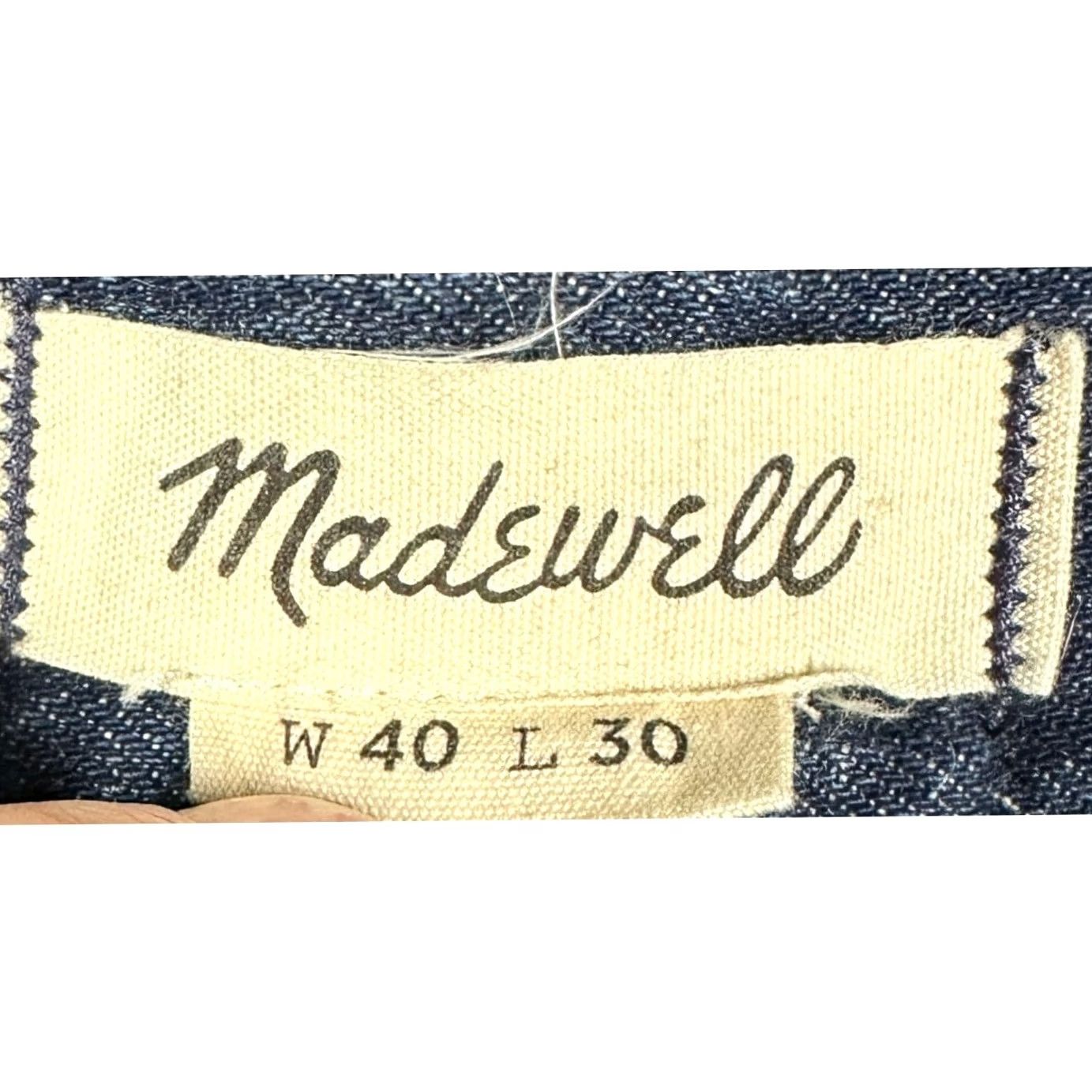 Madewell Madewell Jeans Mens 40X30 Blue Straight Pants Jeans 5-Pocket Denim Cashmere Blend Modern Classic Size US 40 / EU 56 - 3 Thumbnail
