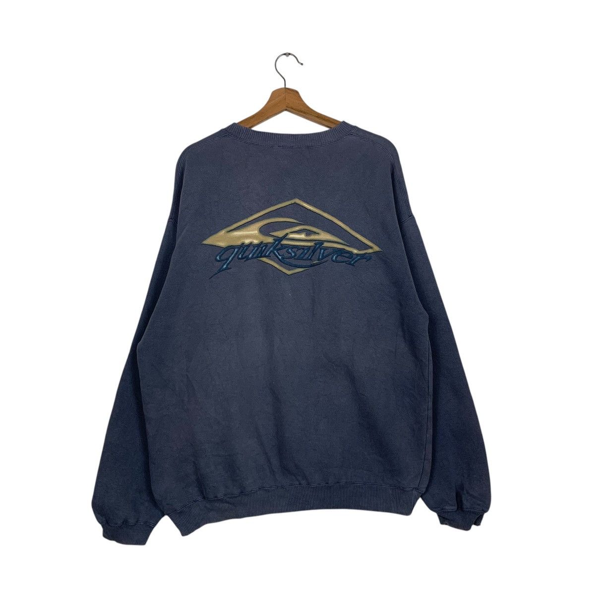 Quiksilver Vintage QUIKSILVER Big Logo Crewneck Sweatshirt #1876-C82 Size US L / EU 52-54 / 3 - 1 Thumbnail