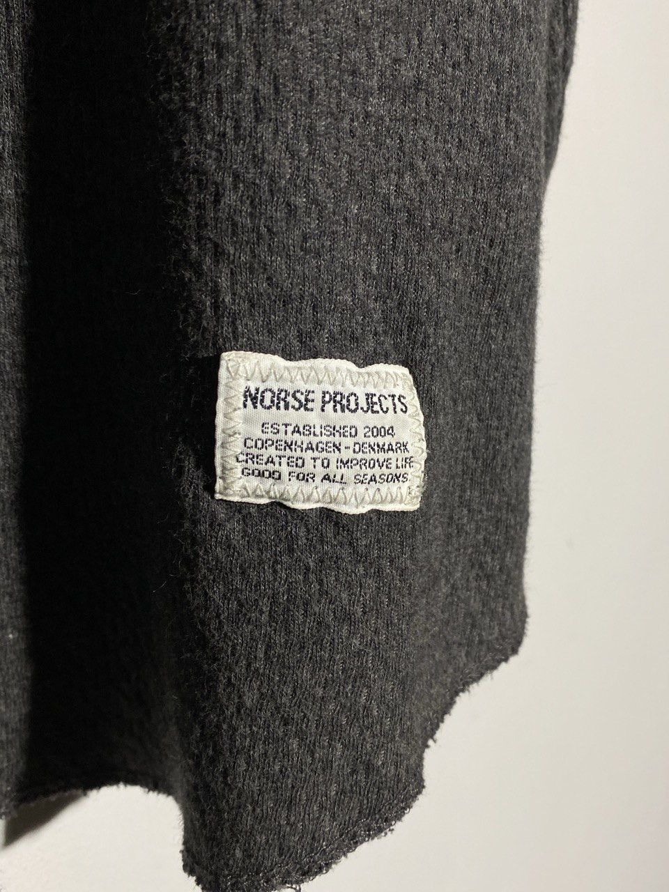 Norse Projects Norse Projects Aske Mesh Melange Long Sleeve Cotton Sweater Size US M / EU 48-50 / 2 - 6 Thumbnail