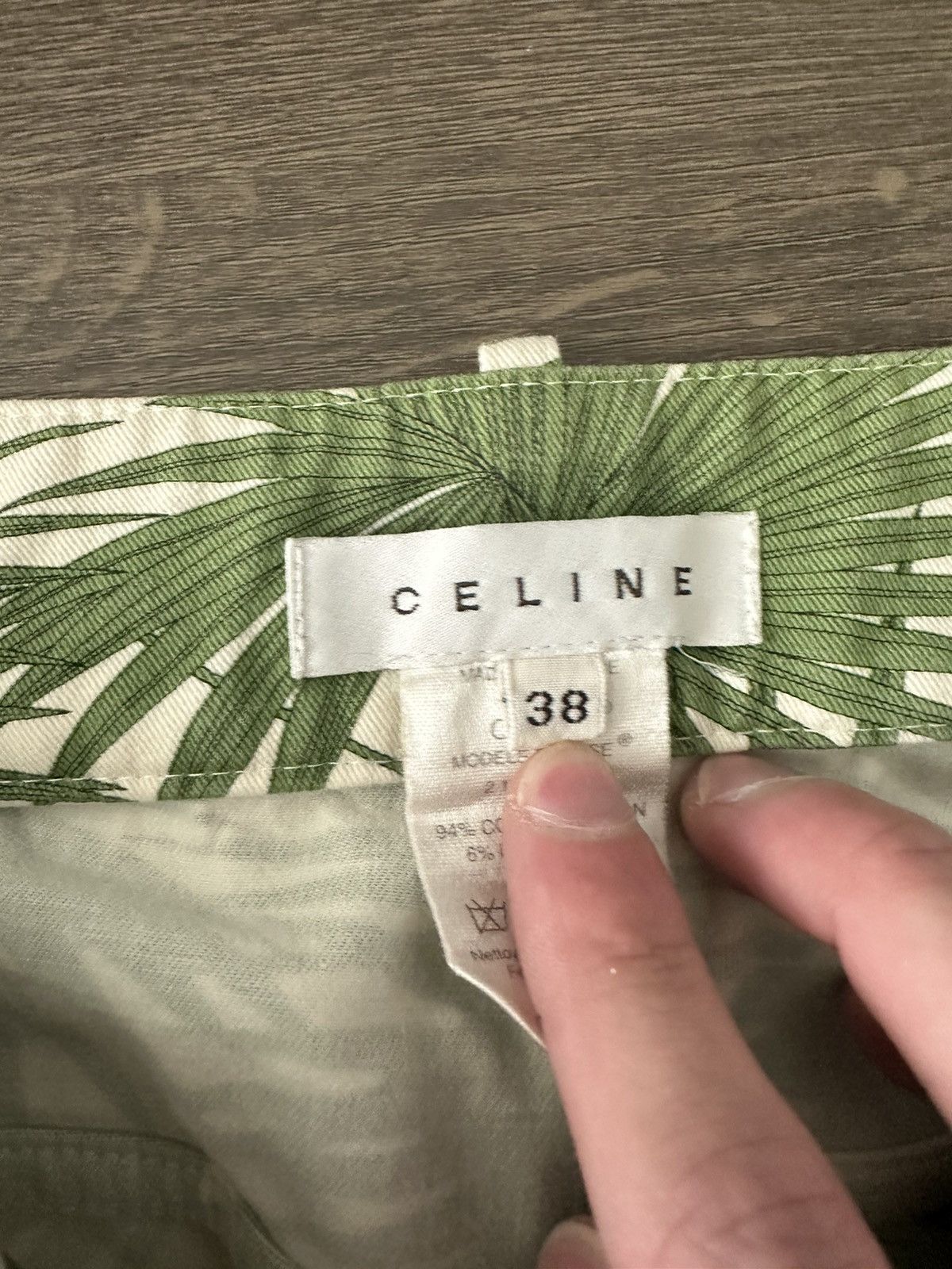 Celine Celine Runway Palm Tree Pants Size US 30 / EU 46 - 5 Thumbnail