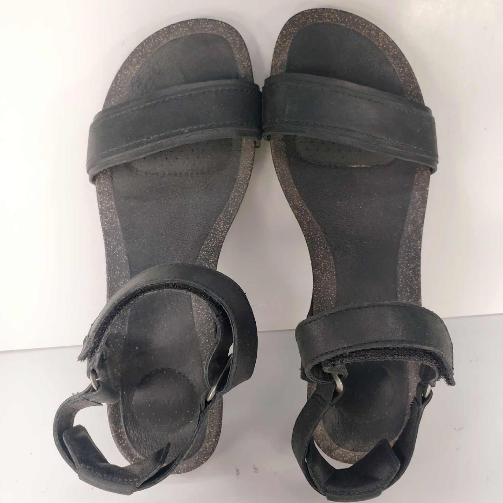 Teva Teva Women’s Ysidro Stitch Black Leather Wedge Sandals Size 8.5 Size US 9 / IT 39 - 7 Thumbnail