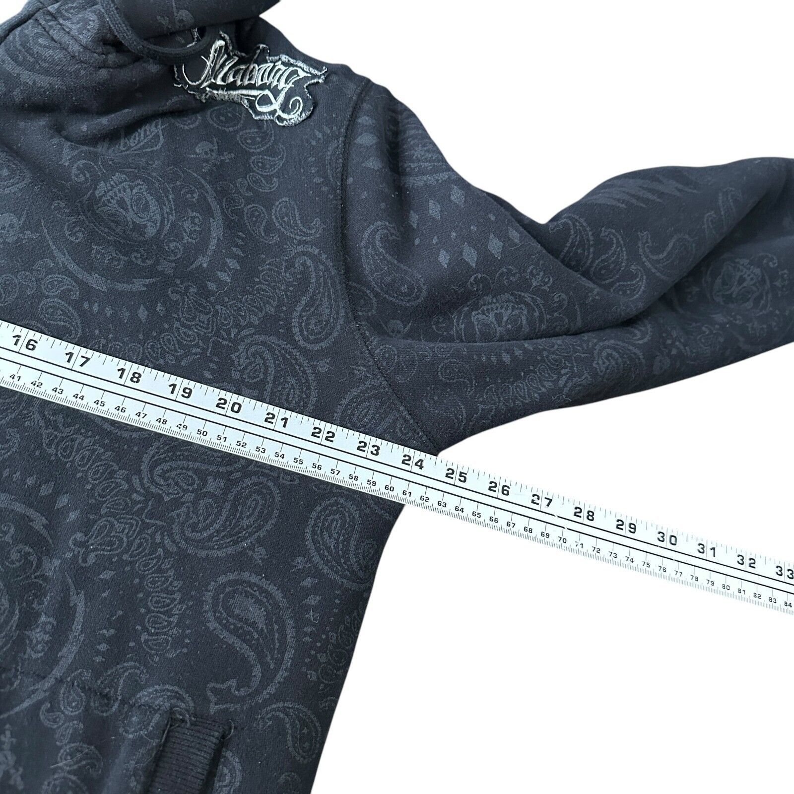 Billabong Billabong Hoodie Men’s XL Black Skull Paisley AOP Zip Y2K Size US XL / EU 56 / 4 - 9 Thumbnail