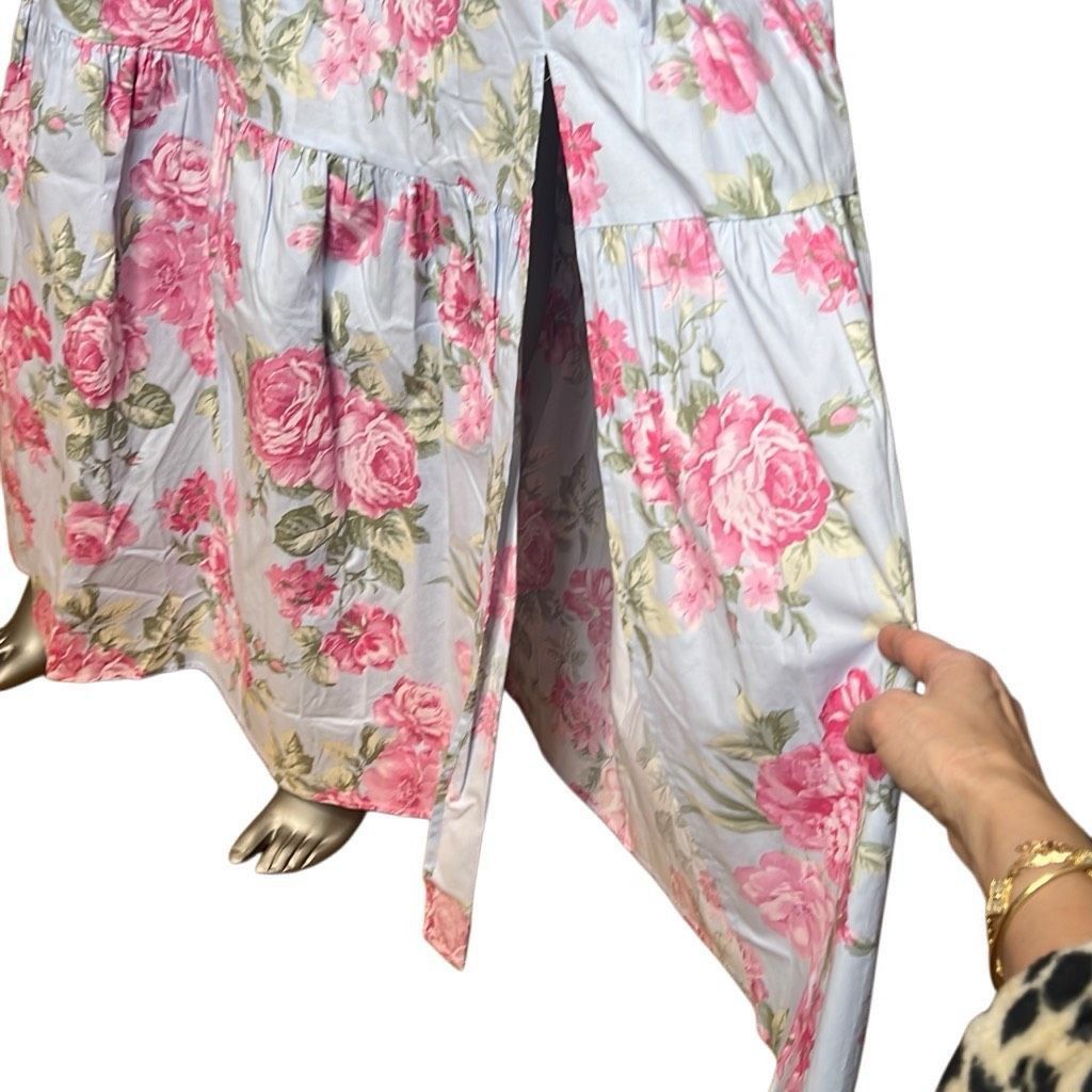 Other NWT WAYF Smock Tube Top and Maxi Tiered Skit Set Floral (011) Size XS / US 0-2 / IT 36-38 - 5 Thumbnail