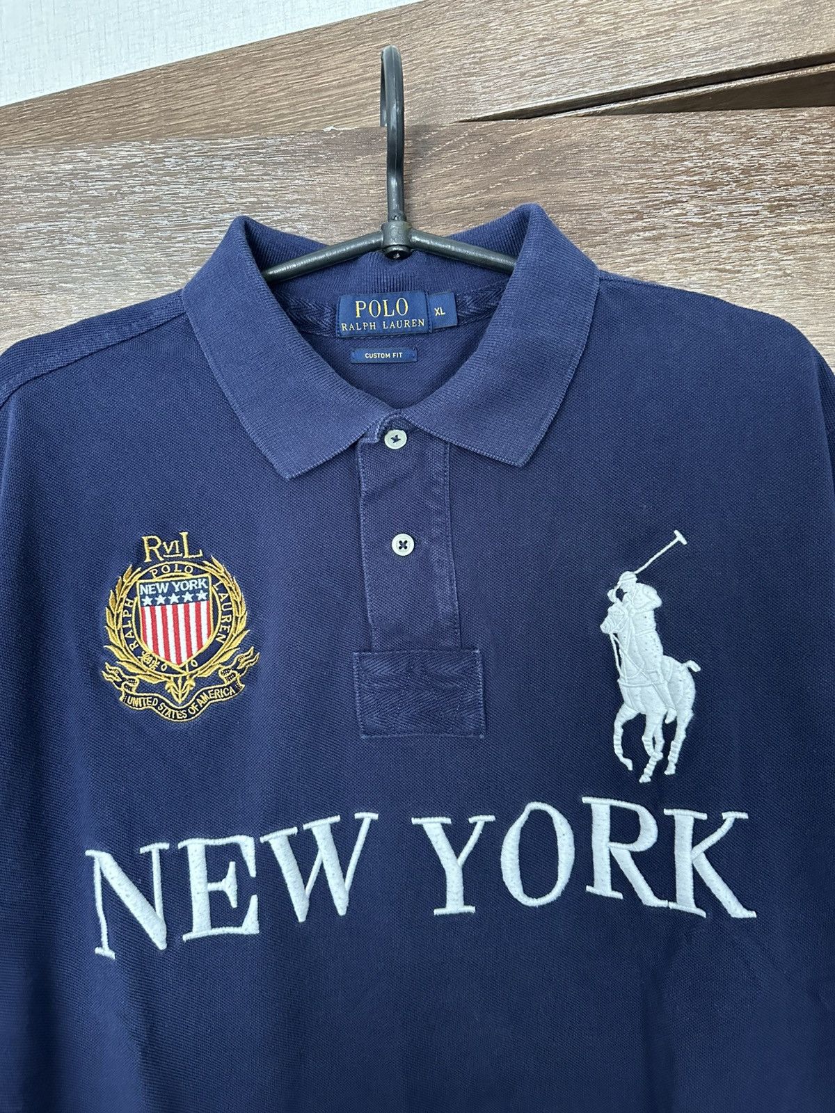 Ralph Lauren Polo Ralph Lauren RL New York T-Shirt Vintage Size US XL / EU 56 / 4 - 7 Thumbnail