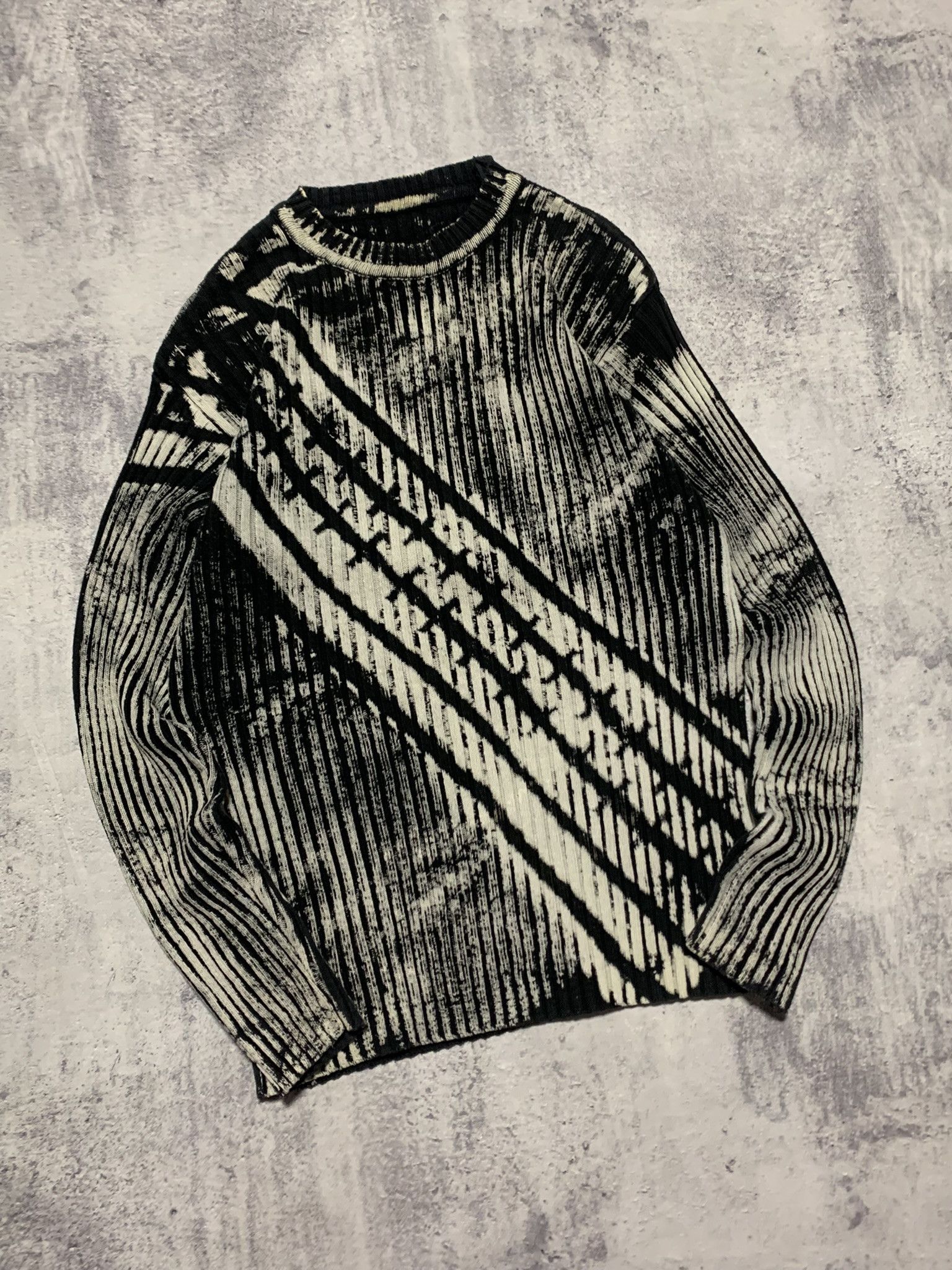 Other Rare Avant Garde acid wash Sweater Size M Y2K Size US S / EU 44-46 / 1 - 2 Thumbnail