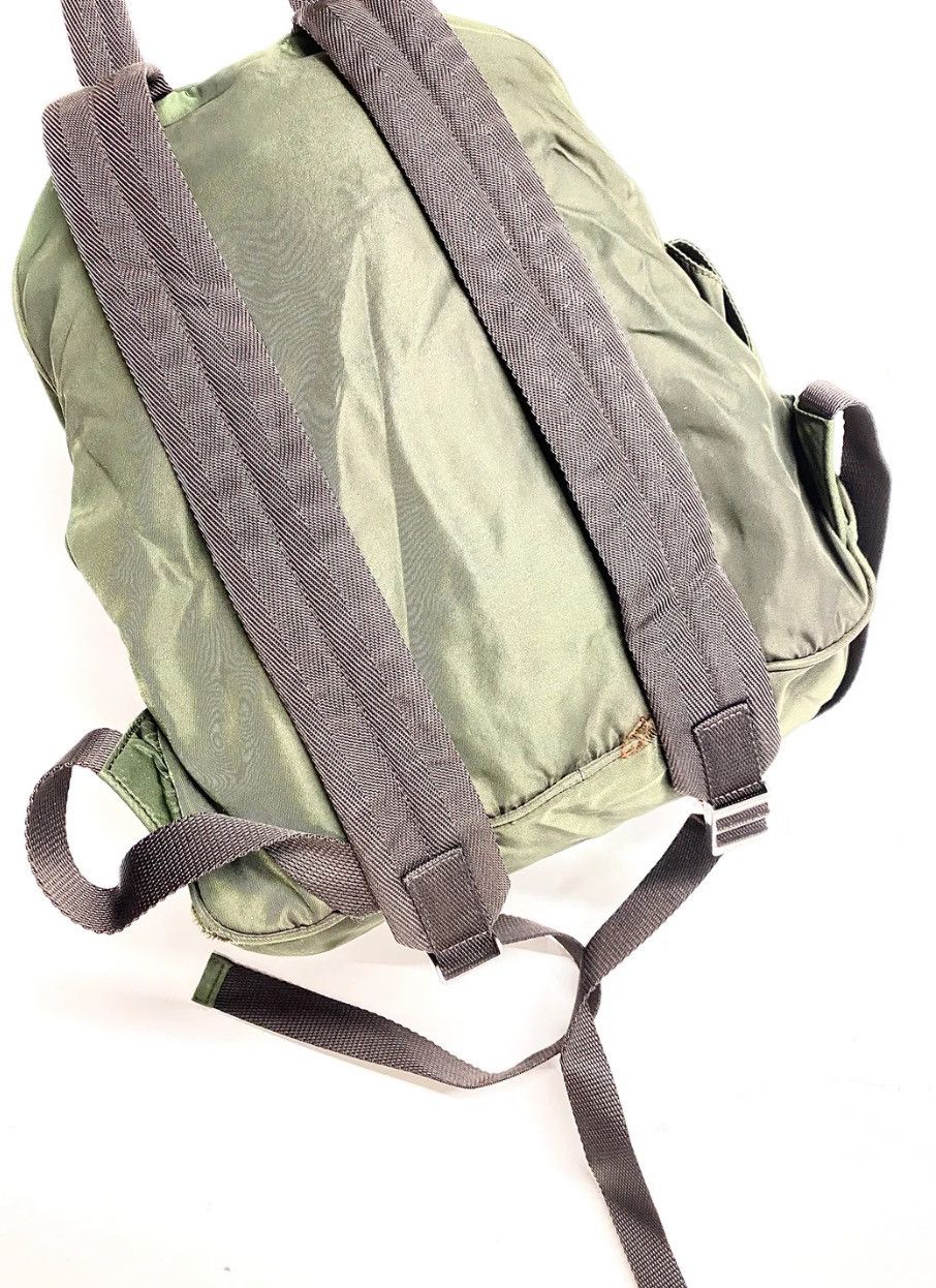 Designer × Prada × Vintage PRADA Vintage Olive Green Backpack Size ONE SIZE - 4 Thumbnail