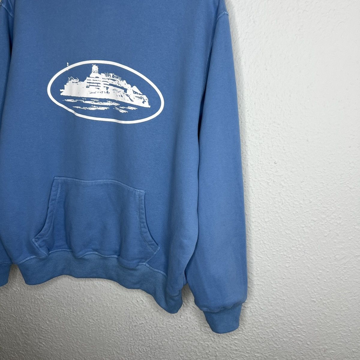 Corteiz Corteiz Blue Y2K Hoodie Big Logo Sweatshirt Size US XL / EU 56 / 4 - 3 Thumbnail