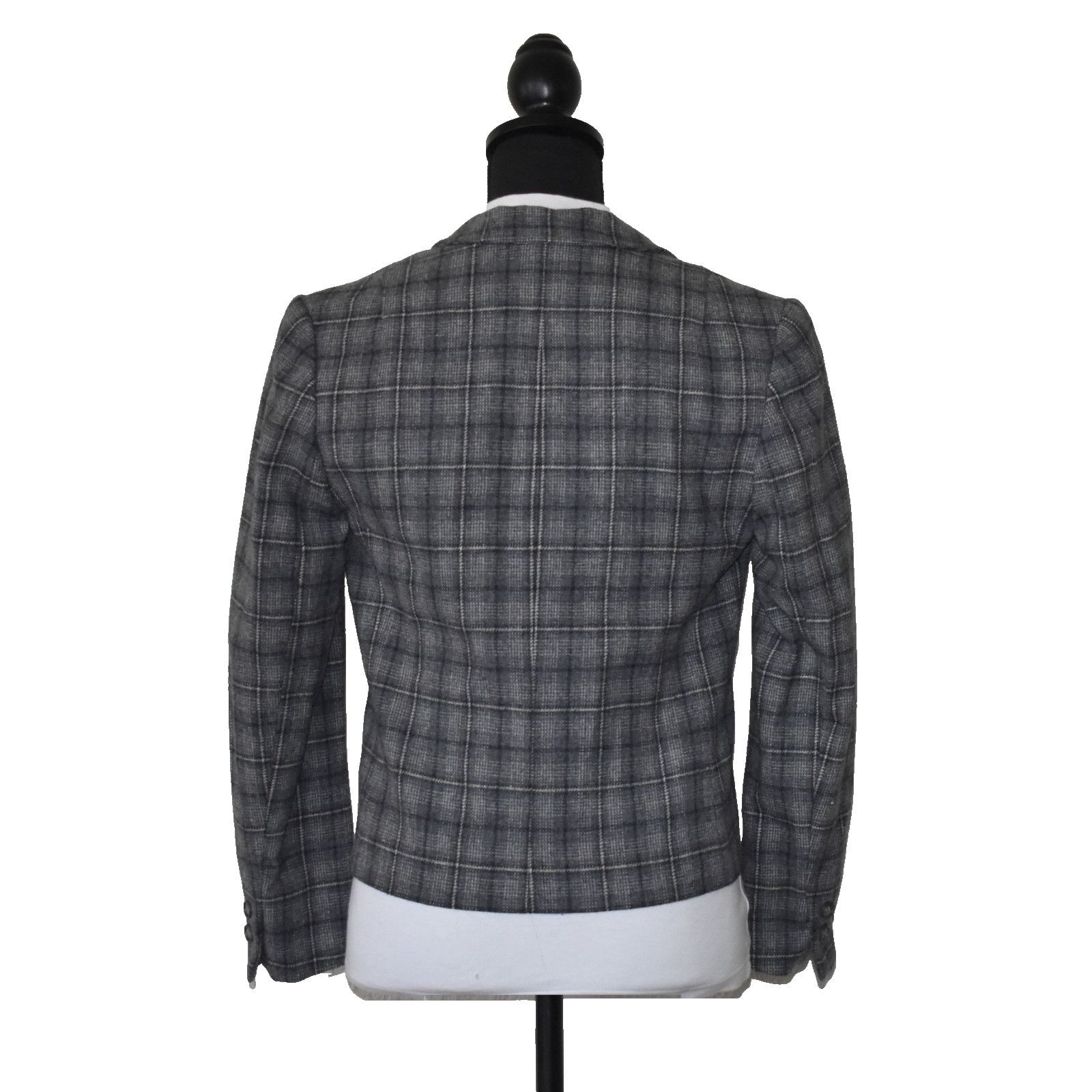 Pendleton PENDLETON Plaid Virgin Wool Single Button Petite Blazer Sz 8 Size M / US 6-8 / IT 42-44 - 3 Thumbnail