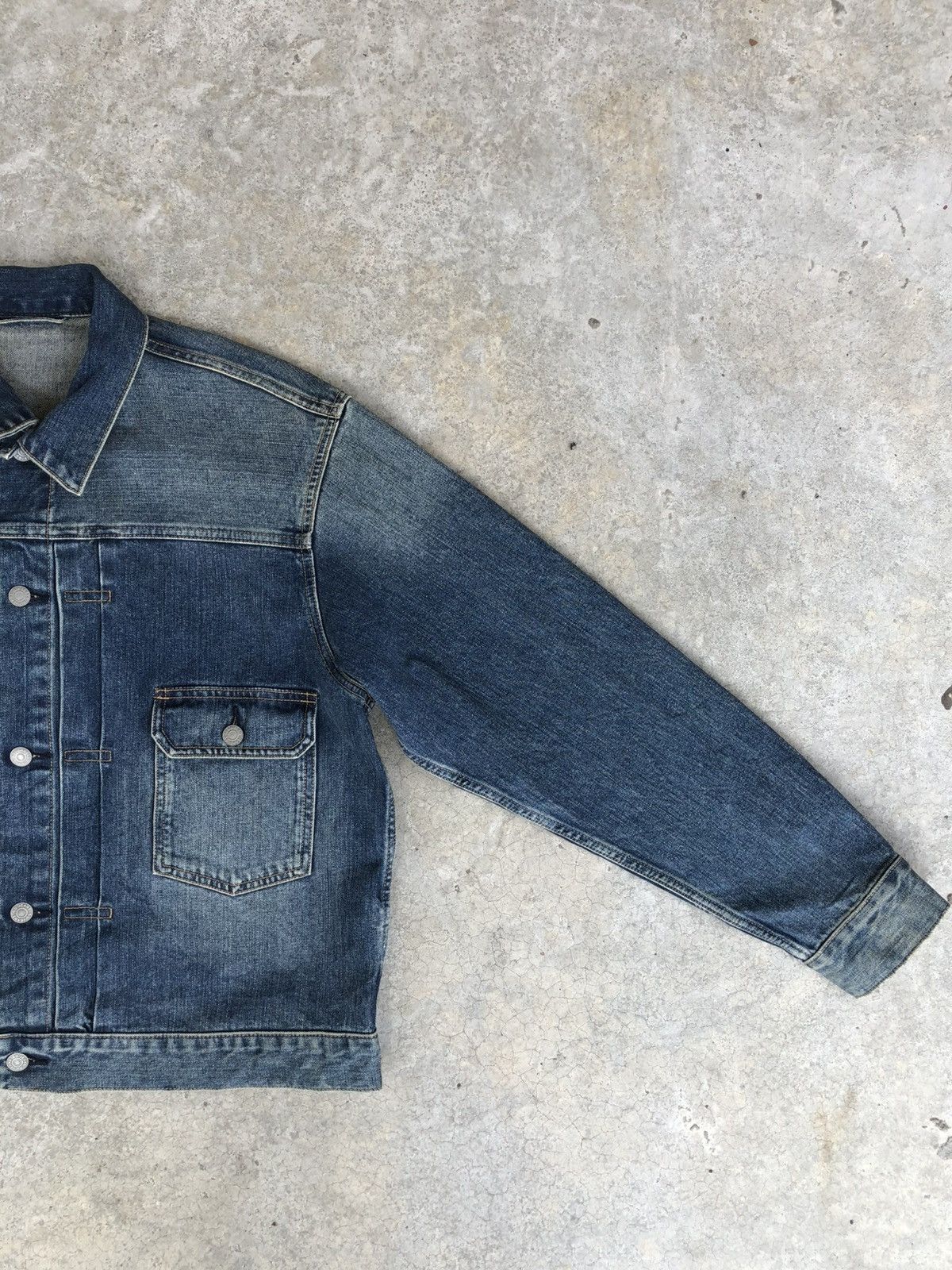 Japanese Brand Type 2 Japanese GU Distressed Denim Size US L / EU 52-54 / 3 - 5 Thumbnail