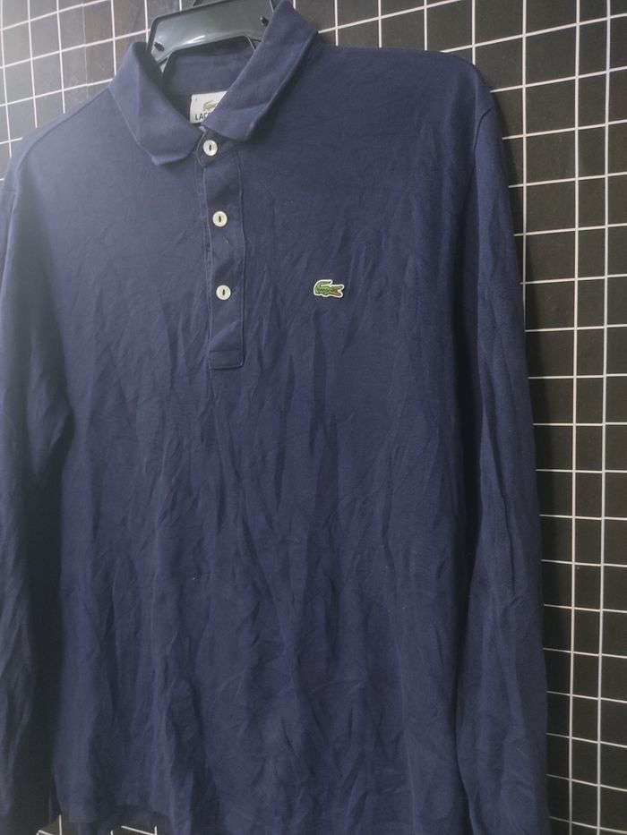 Lacoste × Vintage Lacoste Polo Longsleeve T-shirt Size US M / EU 48-50 / 2 - 2 Thumbnail