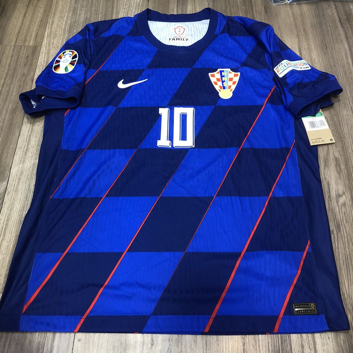 Croatia Euro2024 player issue away shirt #10 Modric (Bnwt)