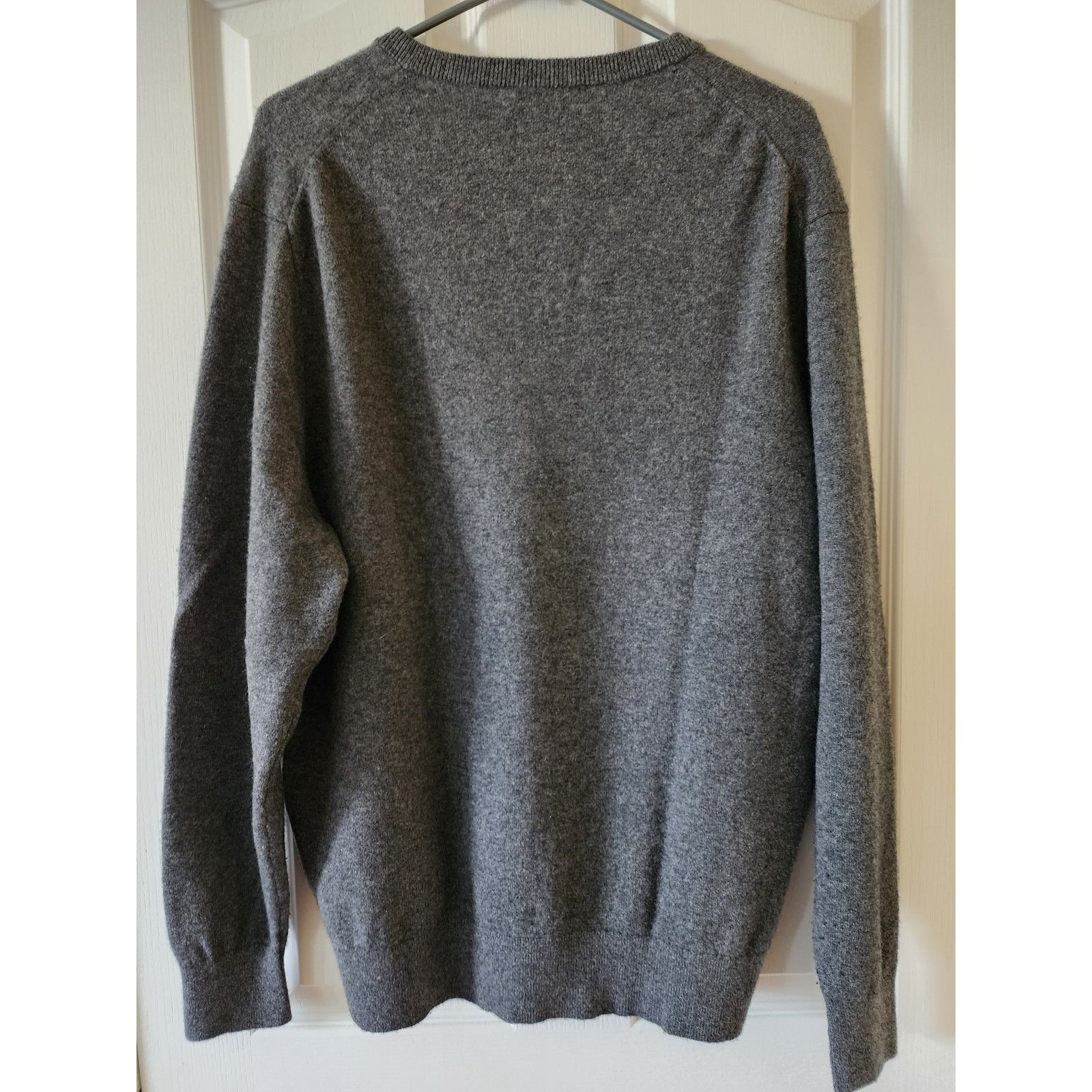 Cremieux Cremieux 100% Luxury Cashmere Mens Sweater XL Heathered Gray Size US XL / EU 56 / 4 - 2 Thumbnail