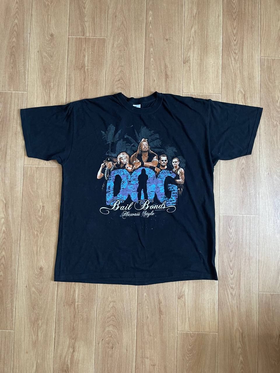 Bounty Hunter × WWE Vintage Dog The Bounty Hunter Faded Tee Size US XL / EU 56 / 4 - 2 Thumbnail