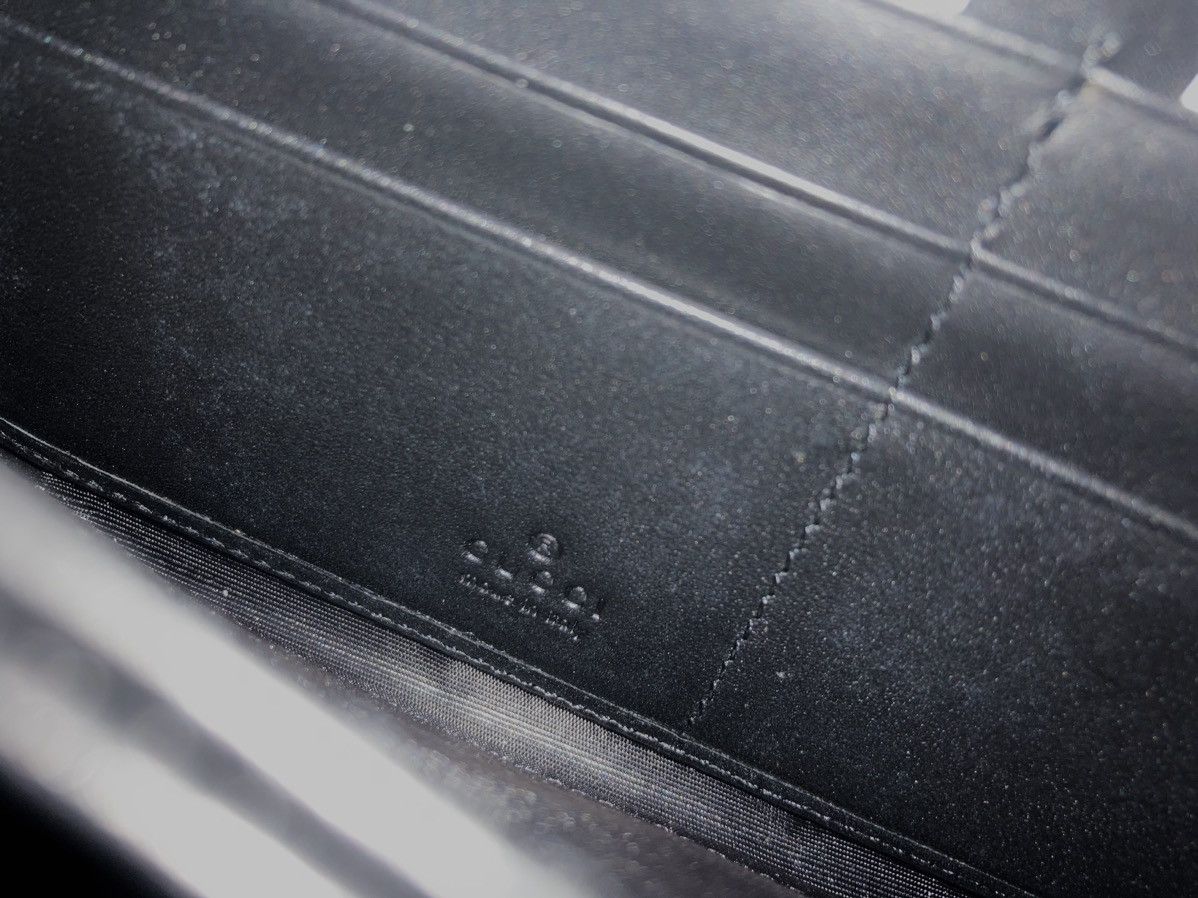 Gucci Gucci x Sega "Guccy" Black Leather Wallet with Gold Star Size ONE SIZE - 4 Thumbnail