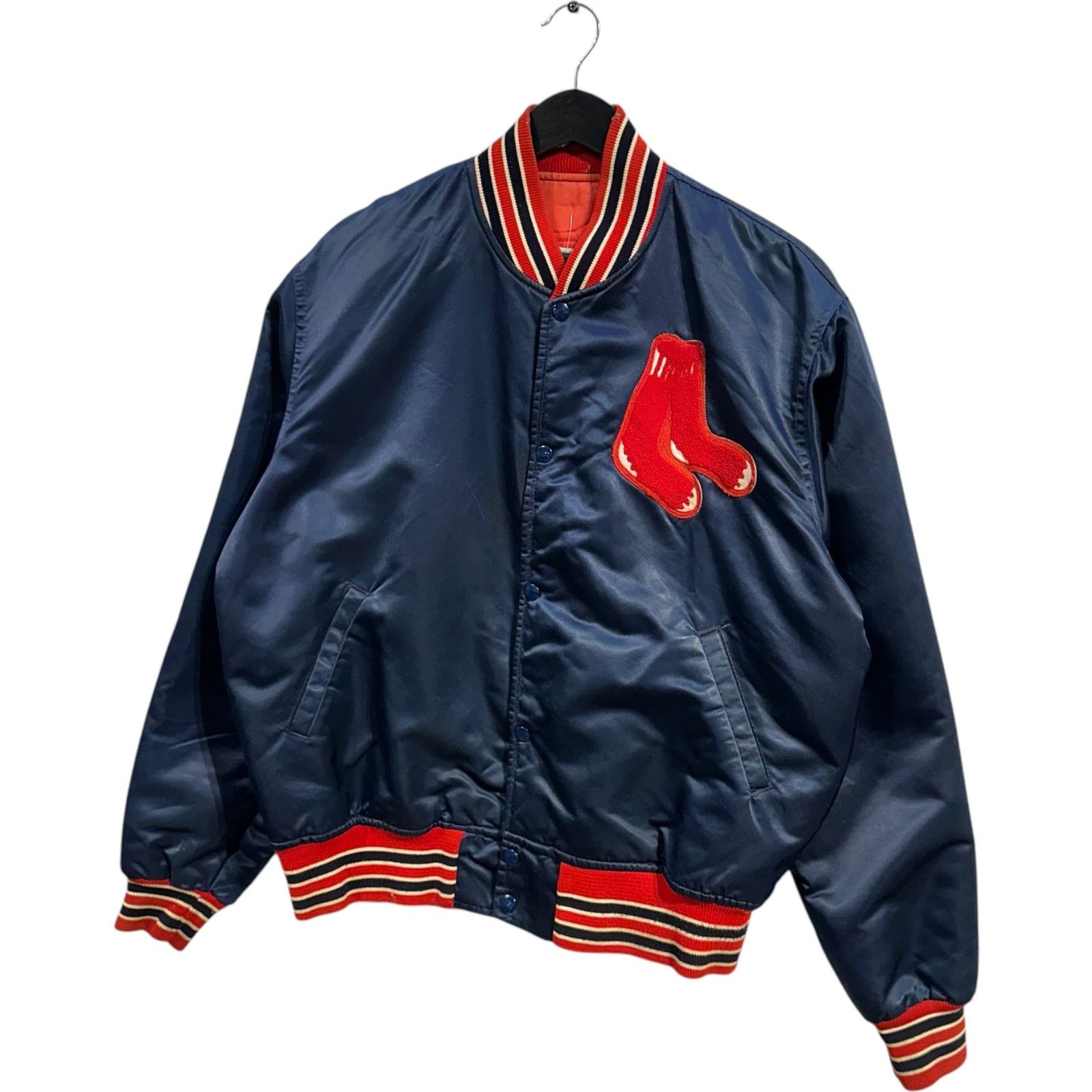 Starter Vintage Boston Red Sox Satin Bomber Jacket L Size US L / EU 52-54 / 3 - 4 Thumbnail