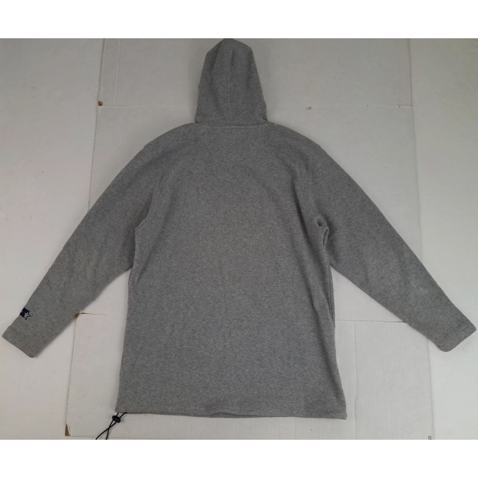 Starter VINTAGE Michigan Wolverines Hooded 1/4 Zip Embroidered Warm-Up LG Starter Size US L / EU 52-54 / 3 - 6 Thumbnail