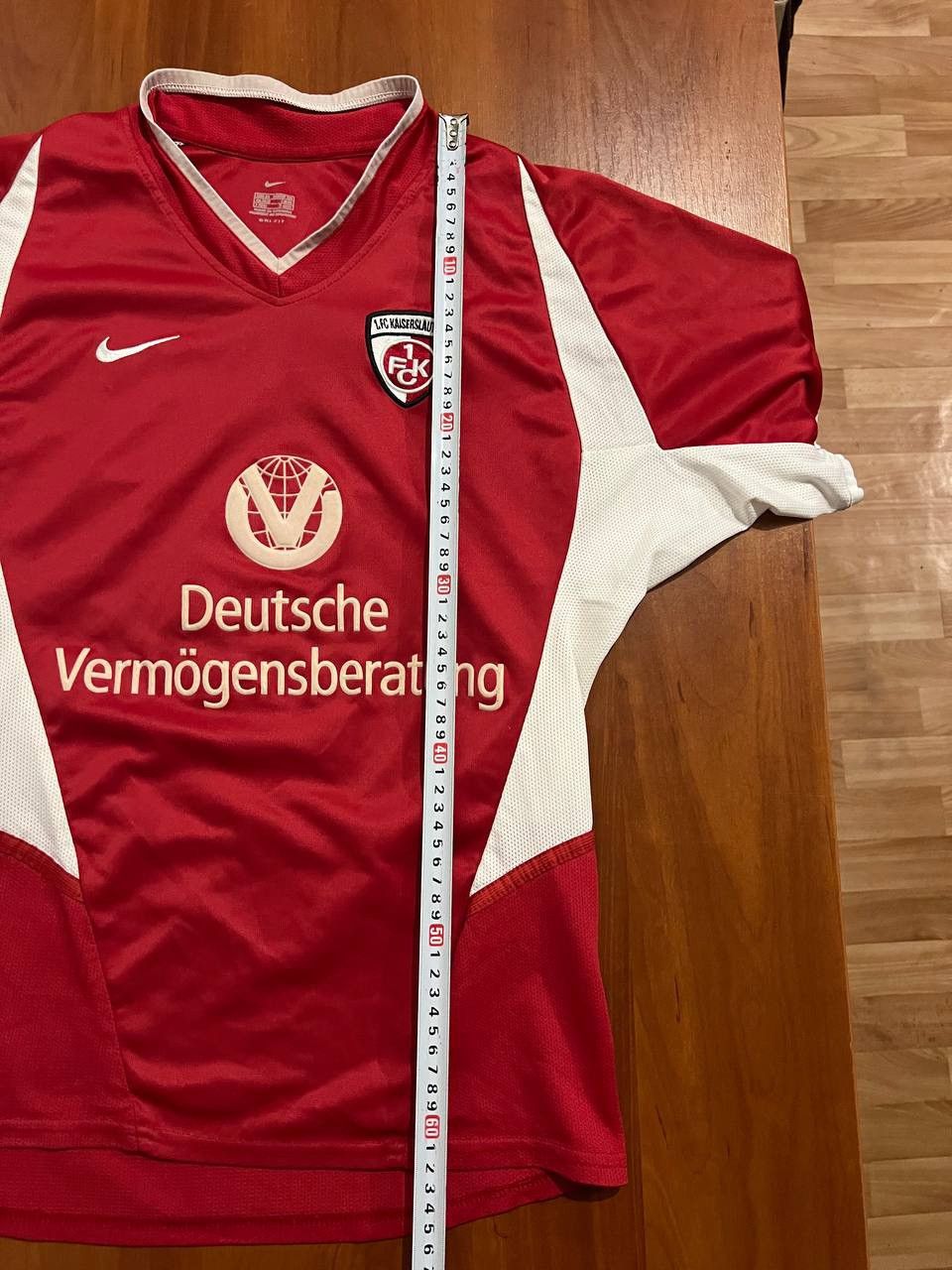 Nike 2002/03 FC KAISERSLAUTERN #13 HOME SOCCER JERSEY SHIRT XS Size US XS / EU 42 / 0 - 14 Thumbnail