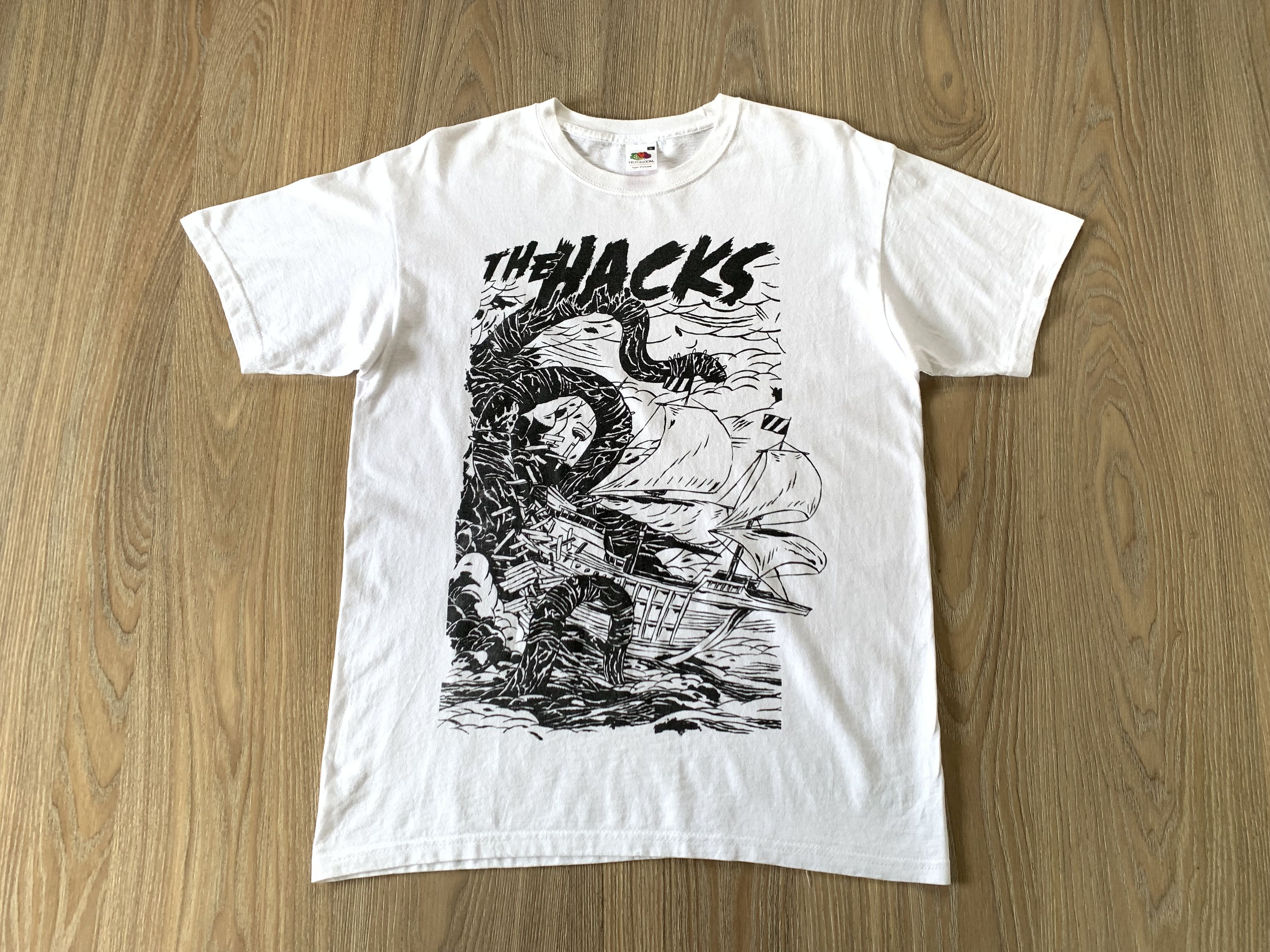 Fruit Of The Loom The Hacks Printed Cotton T-Shirt Size US M / EU 48-50 / 2 - 2 Thumbnail