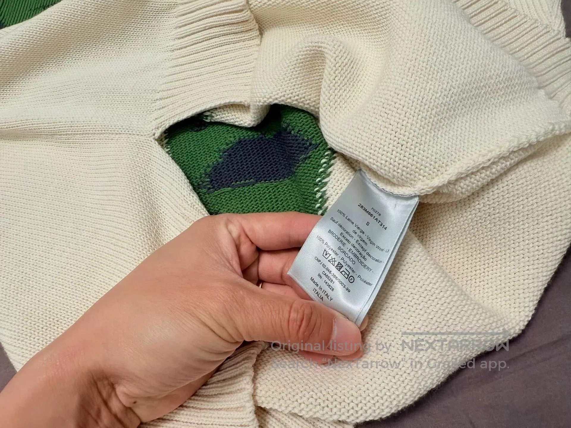 Dior DIOR x Travis Scott Abstract Wool Sweater. Size US S / EU 44-46 / 1 - 8 Thumbnail