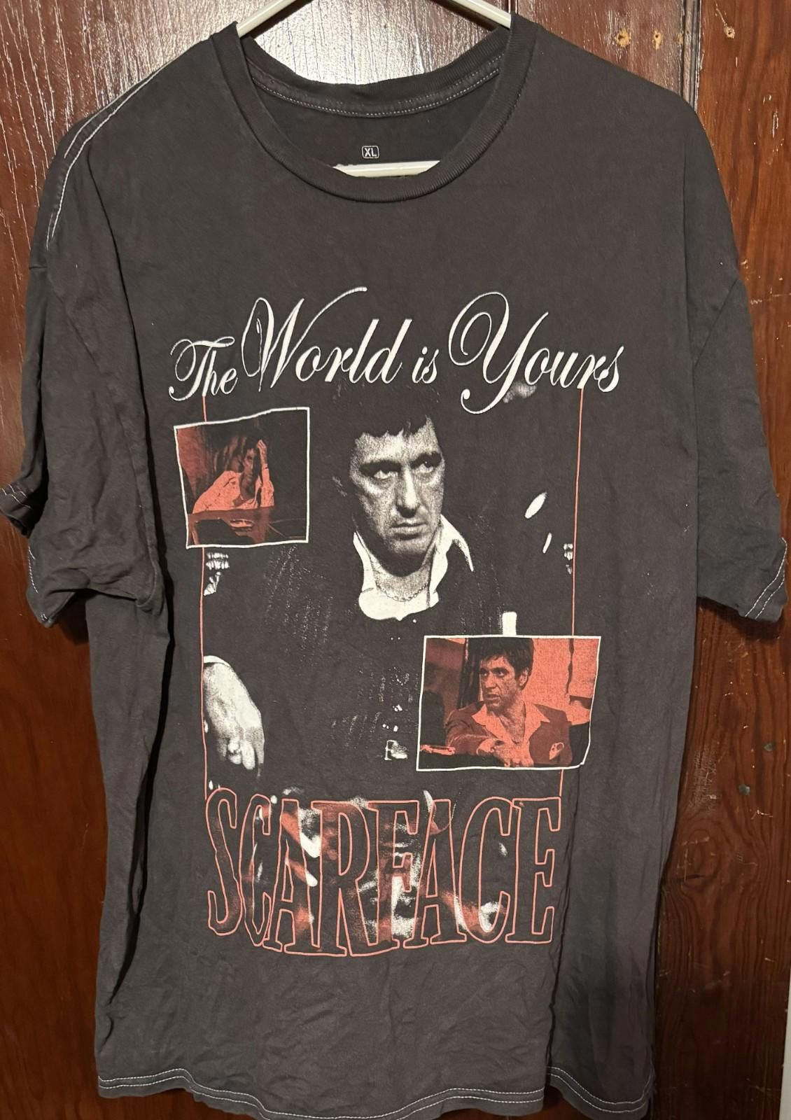 Surface To Air Scarface Movie Logo T-Shirt Men's Size XL Black Double Sided Size US XL / EU 56 / 4 - 1 Thumbnail