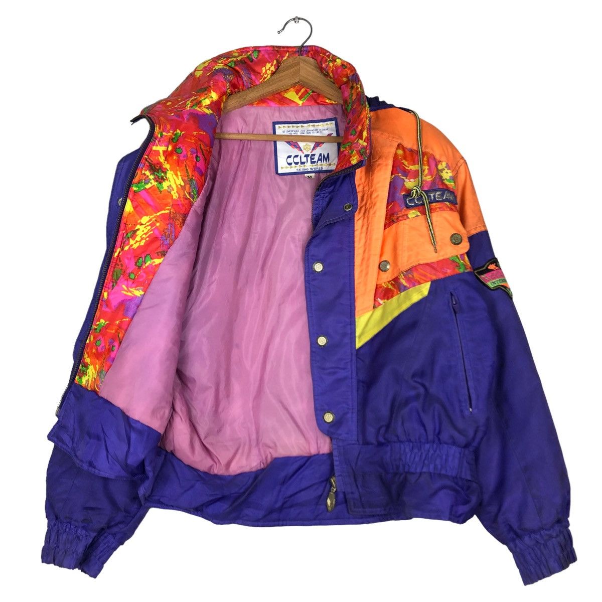 🔥VINTAGE CROPPED SKI JACKET BONDAGE CCLTEAM ISSEY MIYAKE