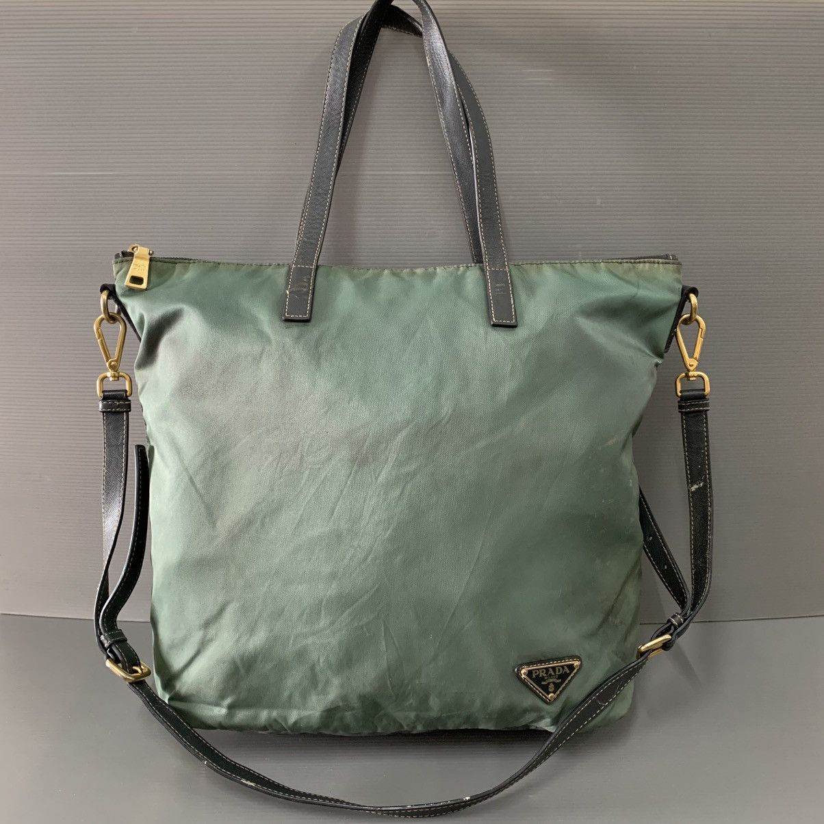 Prada Prada Nylon Large Tote Bag Size ONE SIZE - 1 Thumbnail