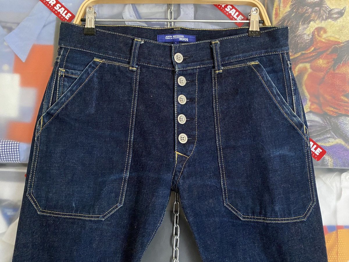 Comme des Garcons Vintage Junya Watanabe Man Patch Pocket Seamless Outside Size US 34 / EU 50 - 4 Thumbnail