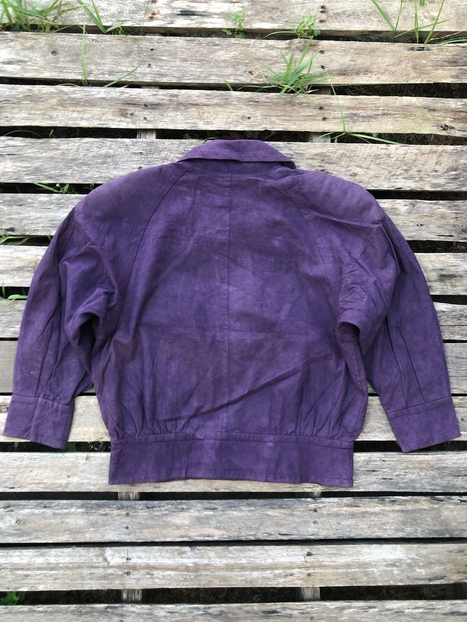Vintage × Yves Saint Laurent Vintage 80s Yves Saint Laurent Double Breasted Suede Jacket Size S / US 4 / IT 40 - 2 Thumbnail