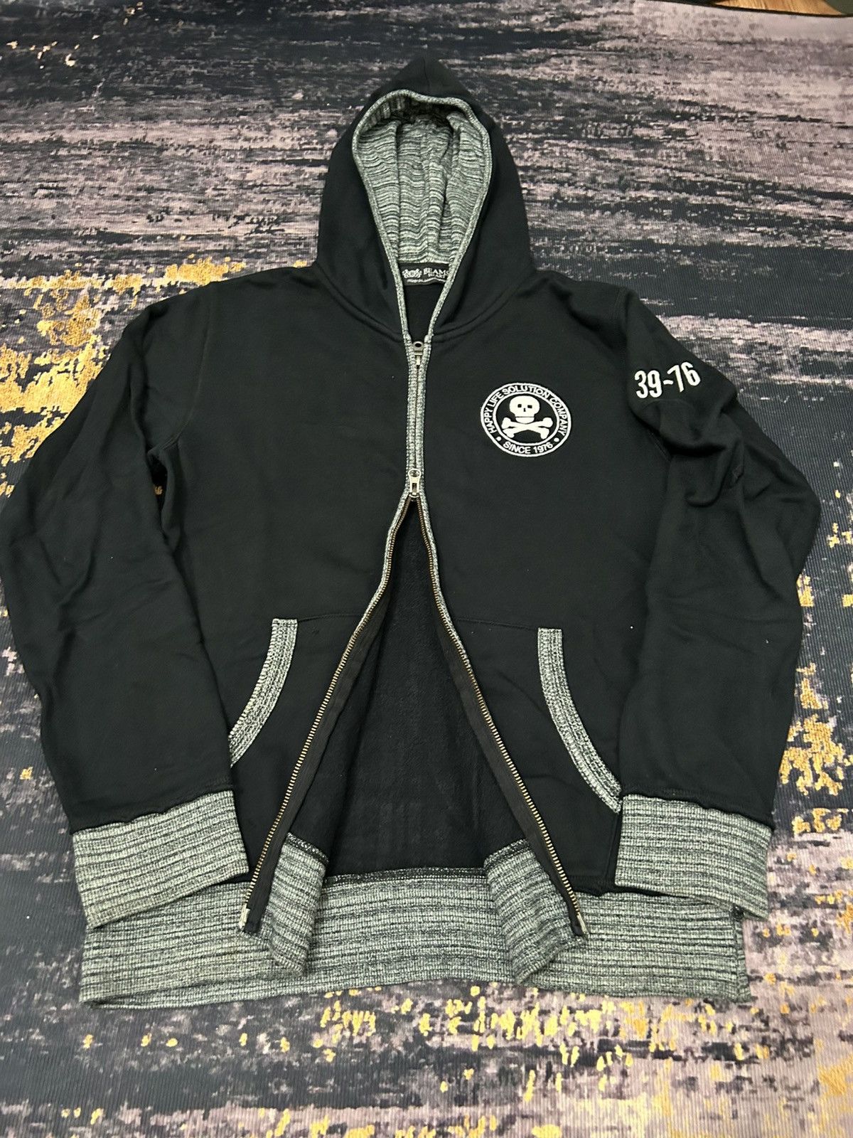 Beams Plus Beams Heart Skull Zip Hoodie Size US M / EU 48-50 / 2 - 3 Thumbnail