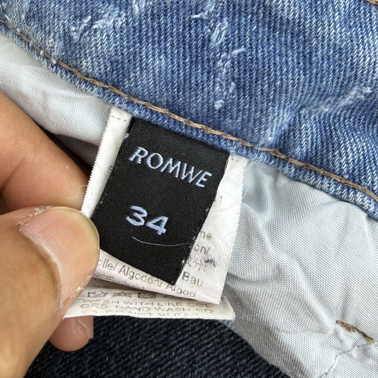 Japanese Brand Vintage Romwe Shasiko Boro Denim Faded Jean Pants W36 Size US 36 / EU 52 - 13 Thumbnail