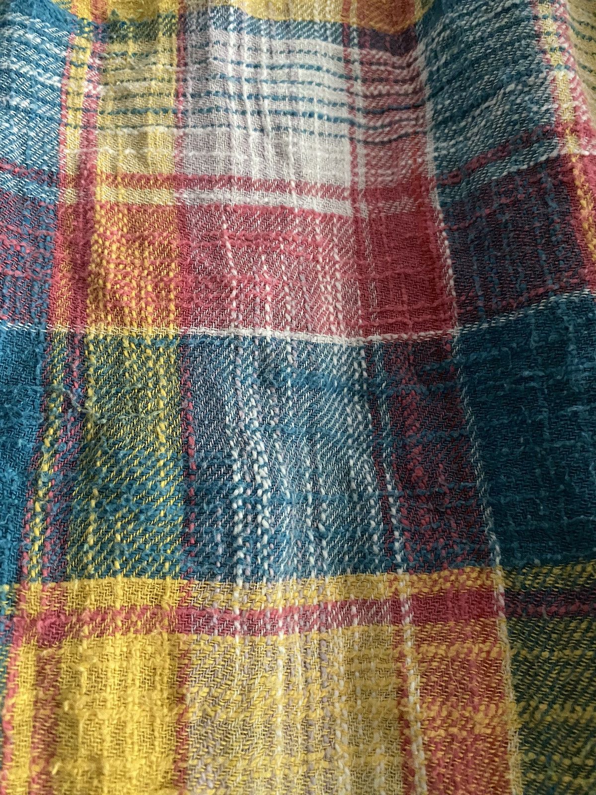 Japanese Brand × Sugar Cane × Vintage Japanese cube sugar plaid shirts Size US M / EU 48-50 / 2 - 5 Thumbnail