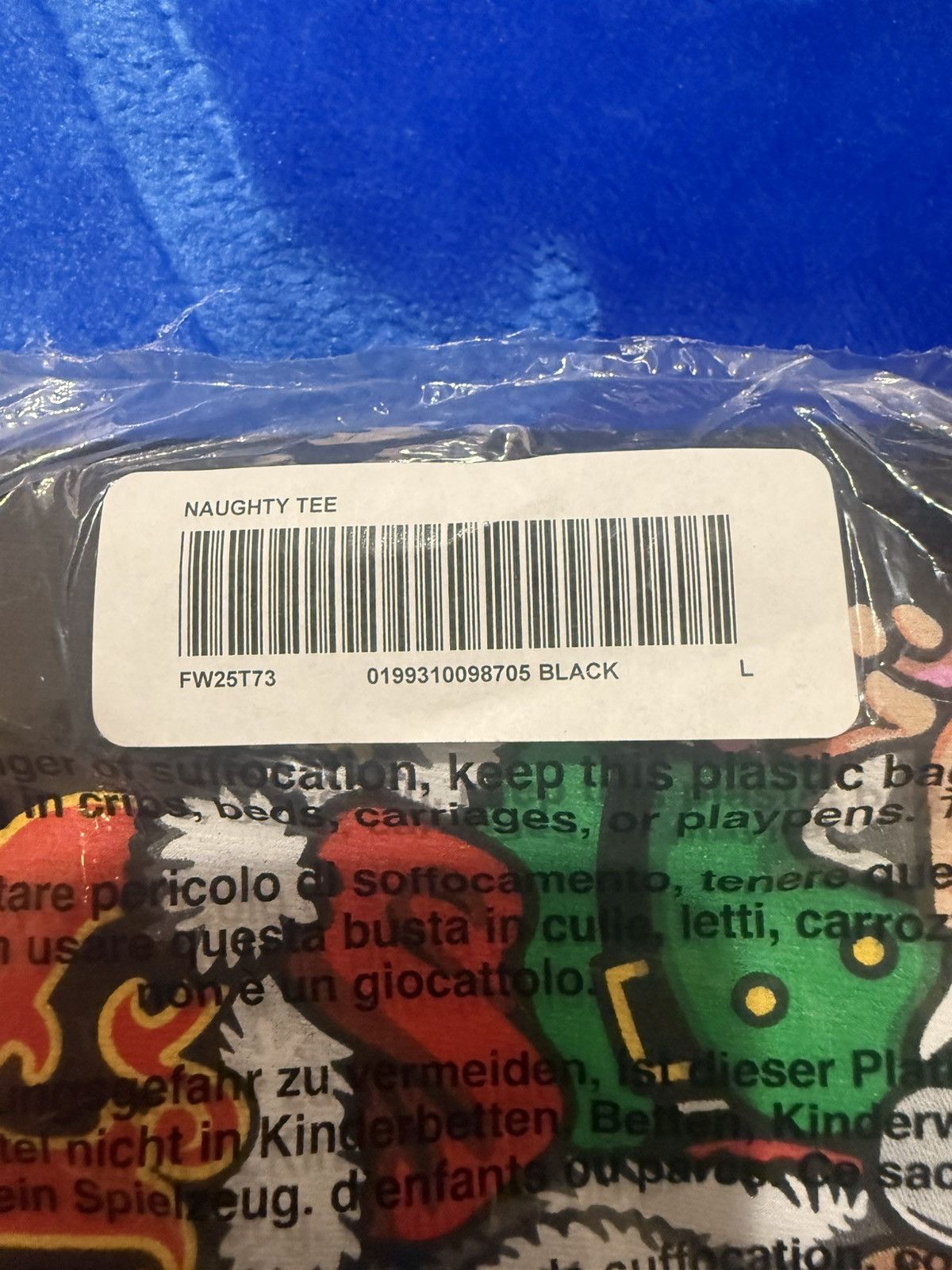 Supreme Supreme Naughty Tee Size US L / EU 52-54 / 3 - 3 Thumbnail