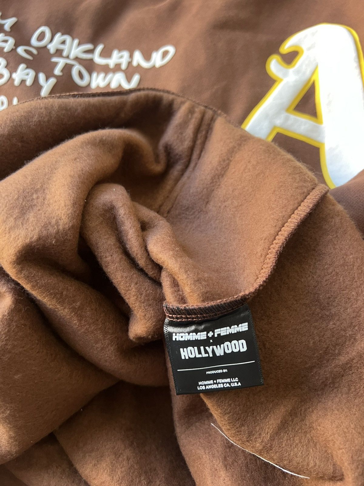 Homme + Femme La Homme + Femme “LA TO NYC” Brown Hoodie. Size US S / EU 44-46 / 1 - 6 Thumbnail