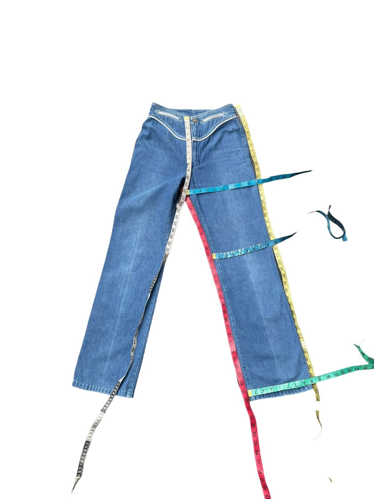 Vintage Vintage Rag City Blues Denim Size 26" / US 2 / IT 38 - 9 Thumbnail