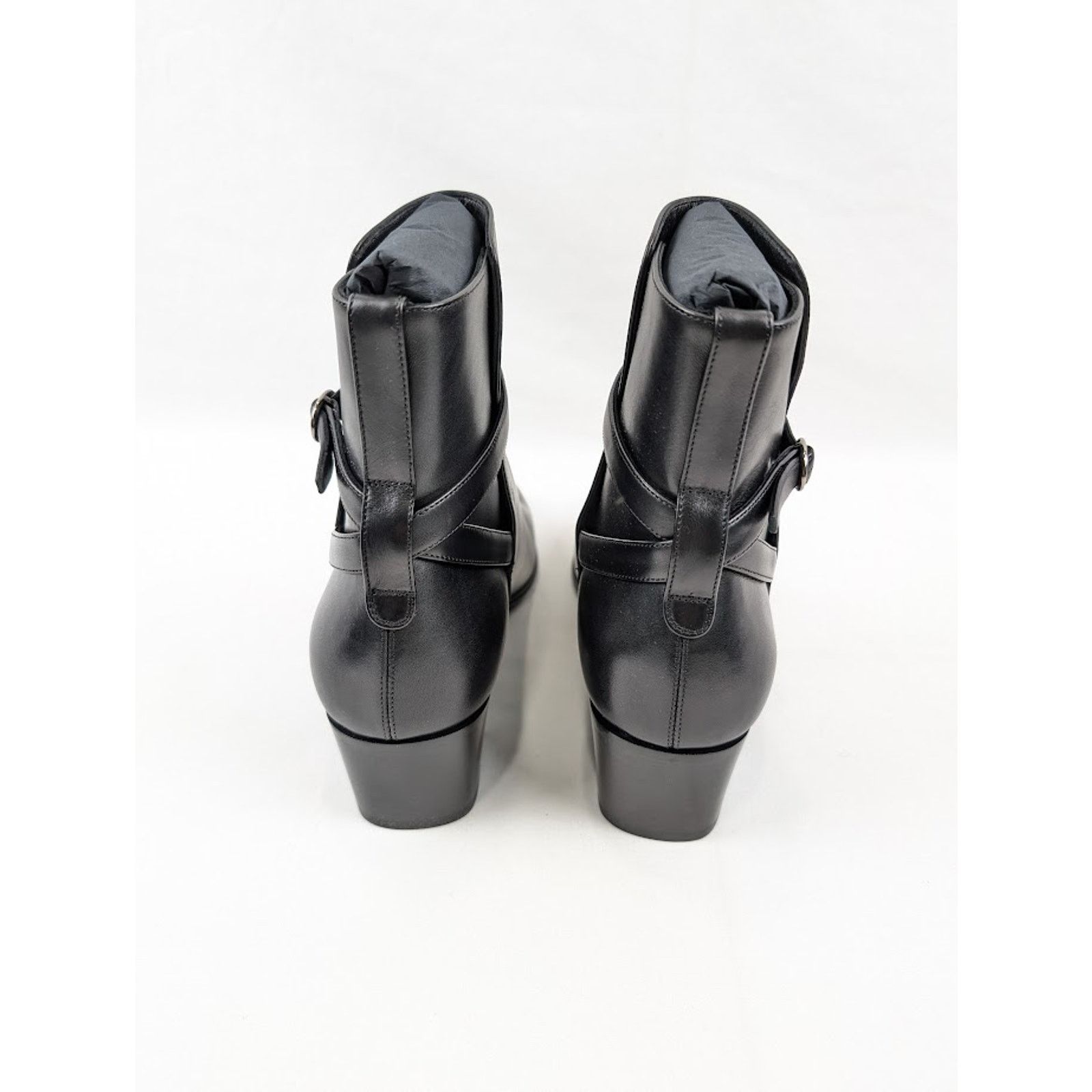 Saint Laurent Paris o1rshd1 Q:2 / Terry 45 Jodhpur Boots in Nero Size US 12 / EU 45 - 16 Thumbnail